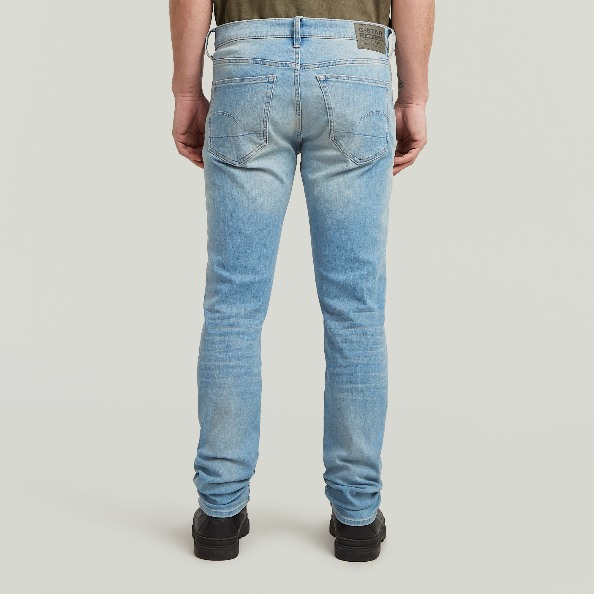 G-Star RAW 3301 Slim Jeans II Midden blauw Heren