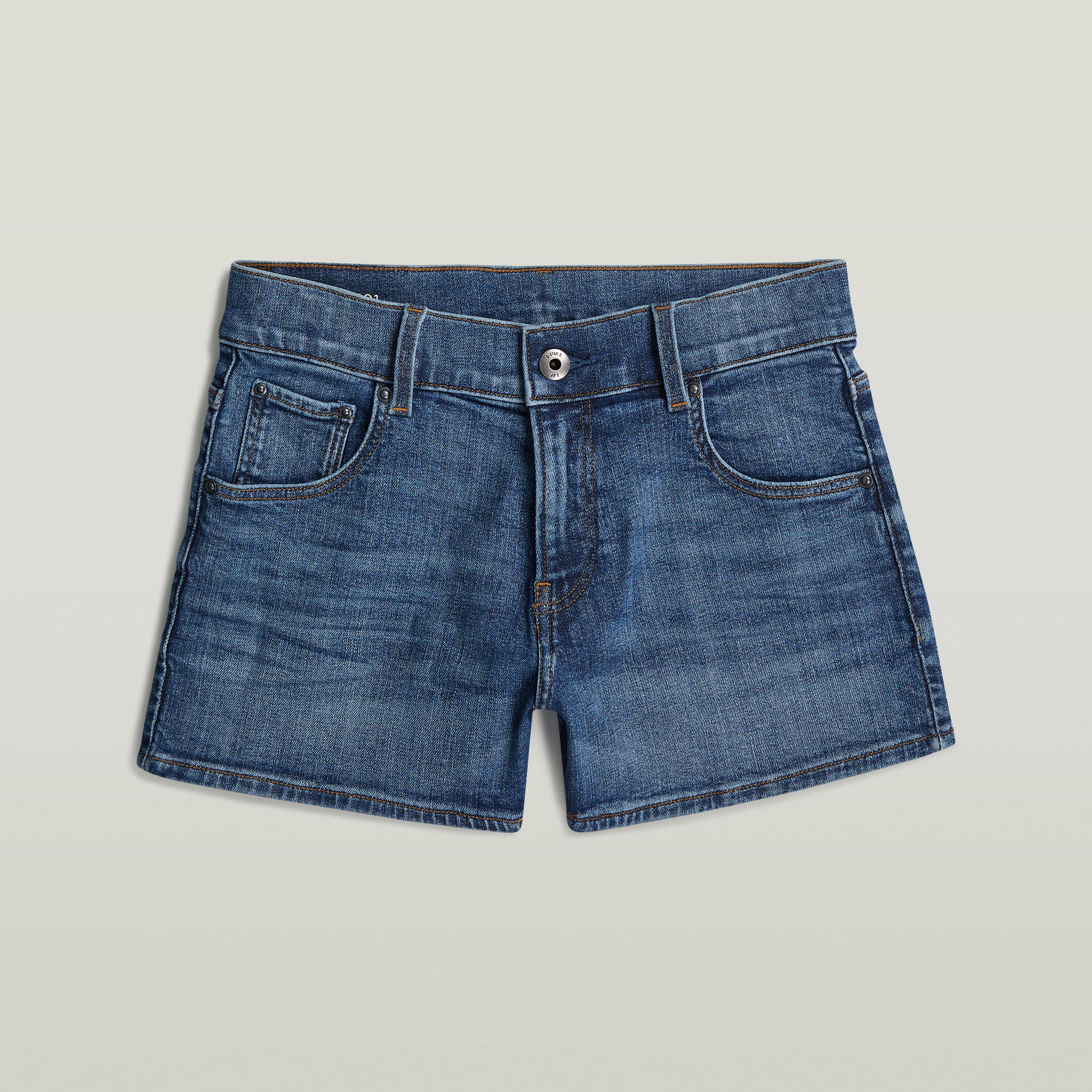G-Star RAW 3301 Skinny Short Meisjes - Lichtblauw - meisjes