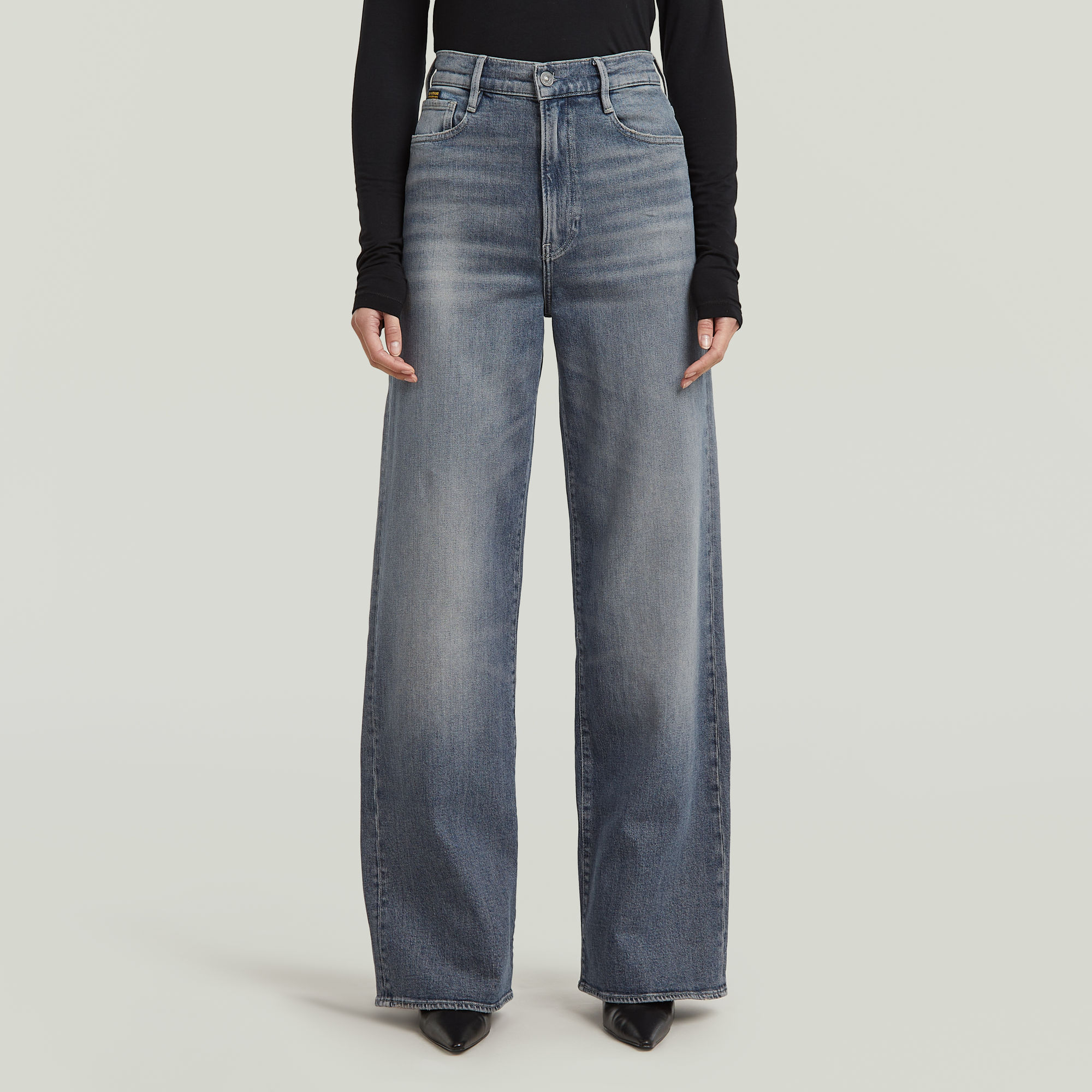 Deck 2.0 High Loose Jeans - Dunkelblau - Damen