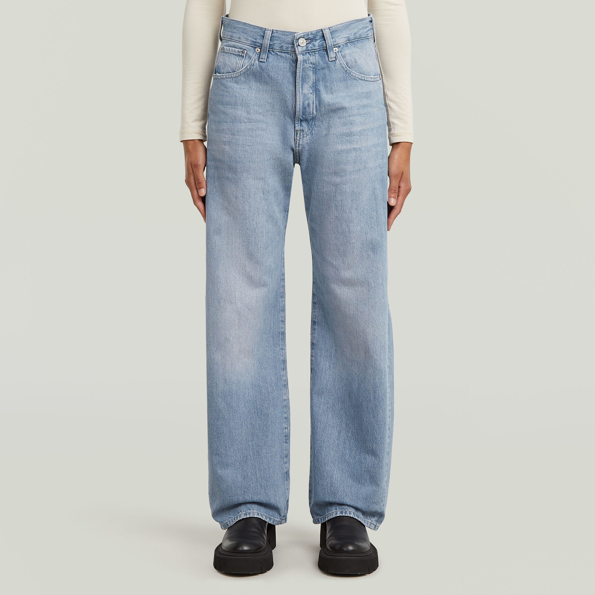 

Bowey 3D Boyfriend Jeans - Hellblau - Damen
