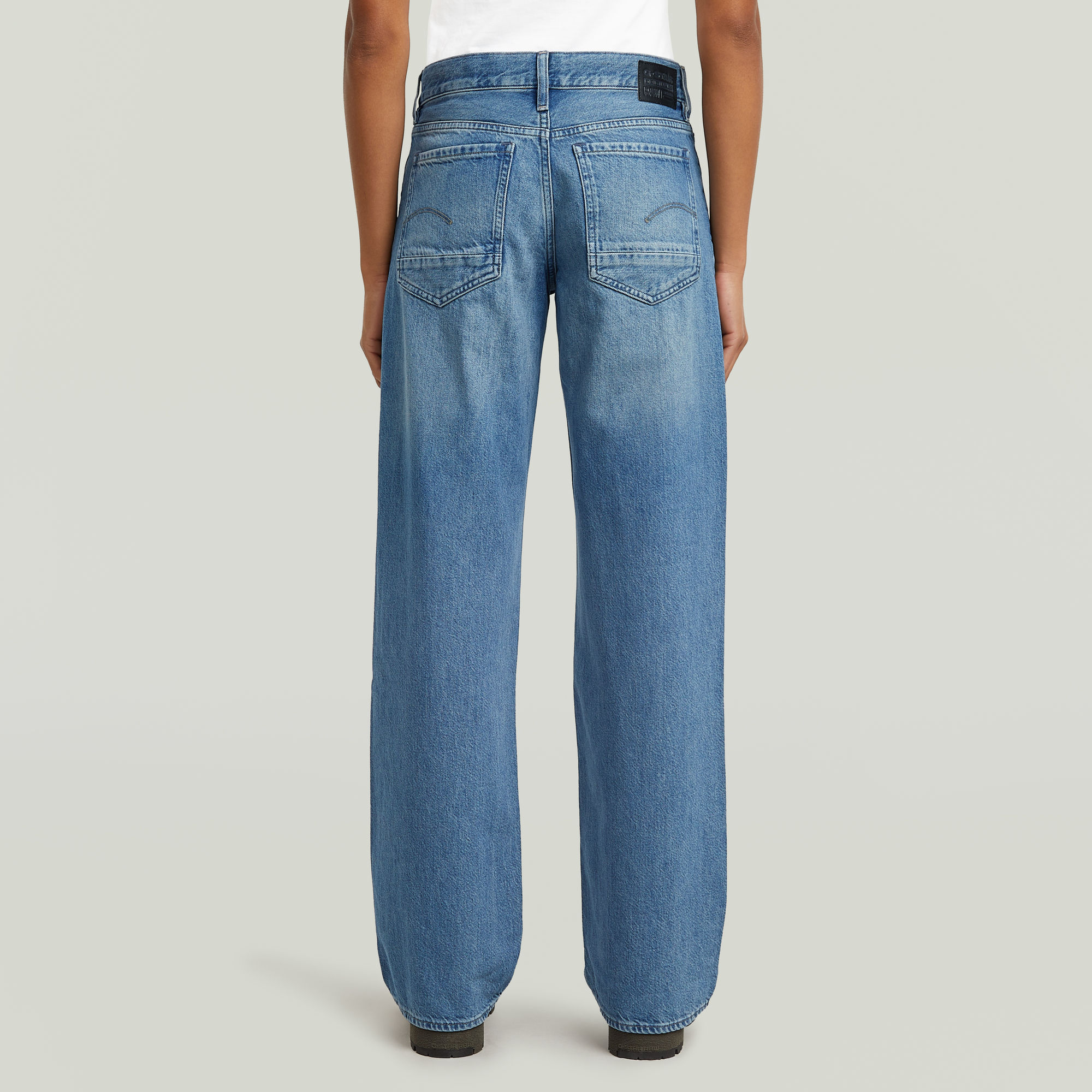 G-Star RAW Judee Loose Low Waist Jeans Midden blauw Dames