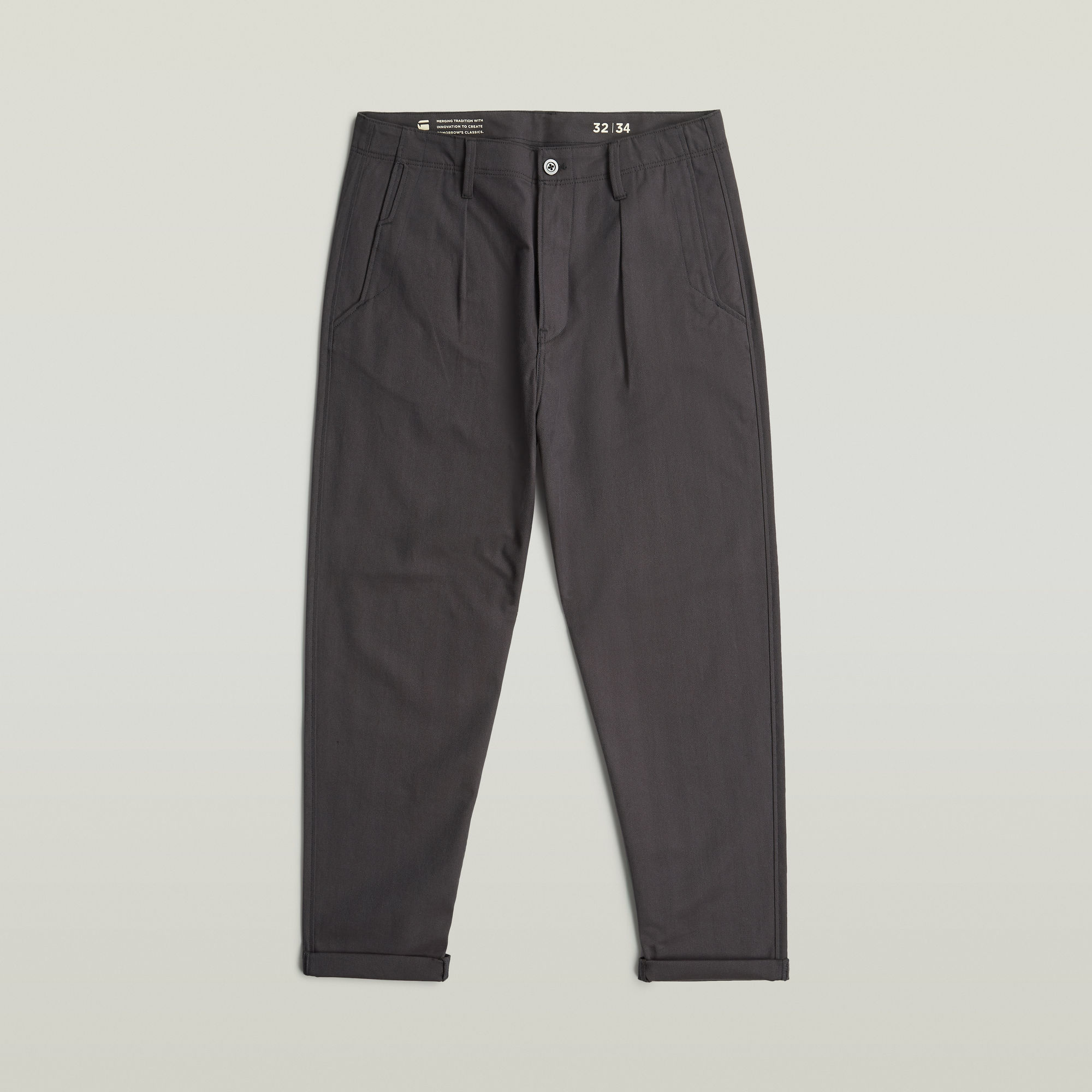 Thumbnail - Pleated Chino Relaxed Tapered - Mehrfarbig - Herren