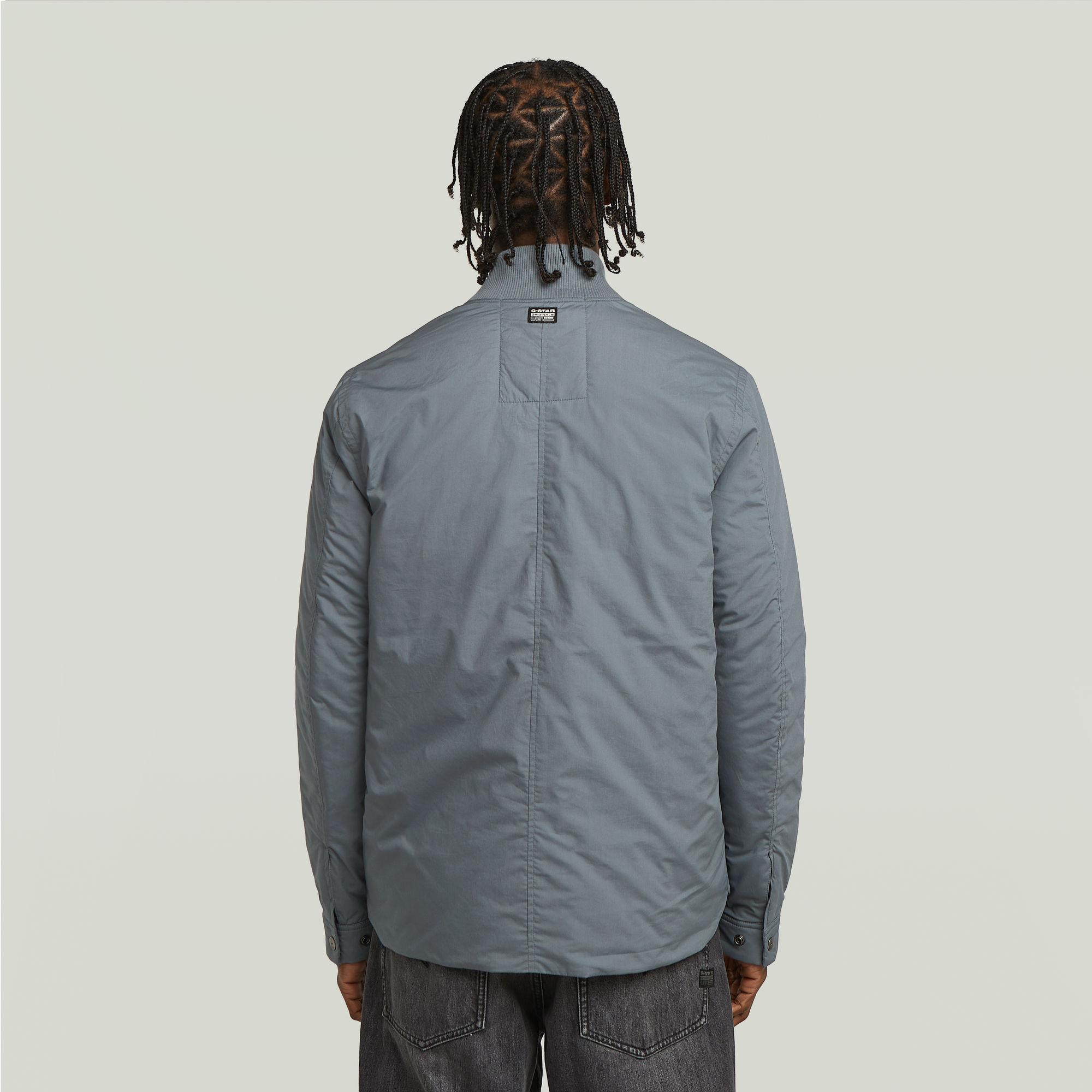 G-Star RAW Lofty Padded Overshirt Grijs Heren
