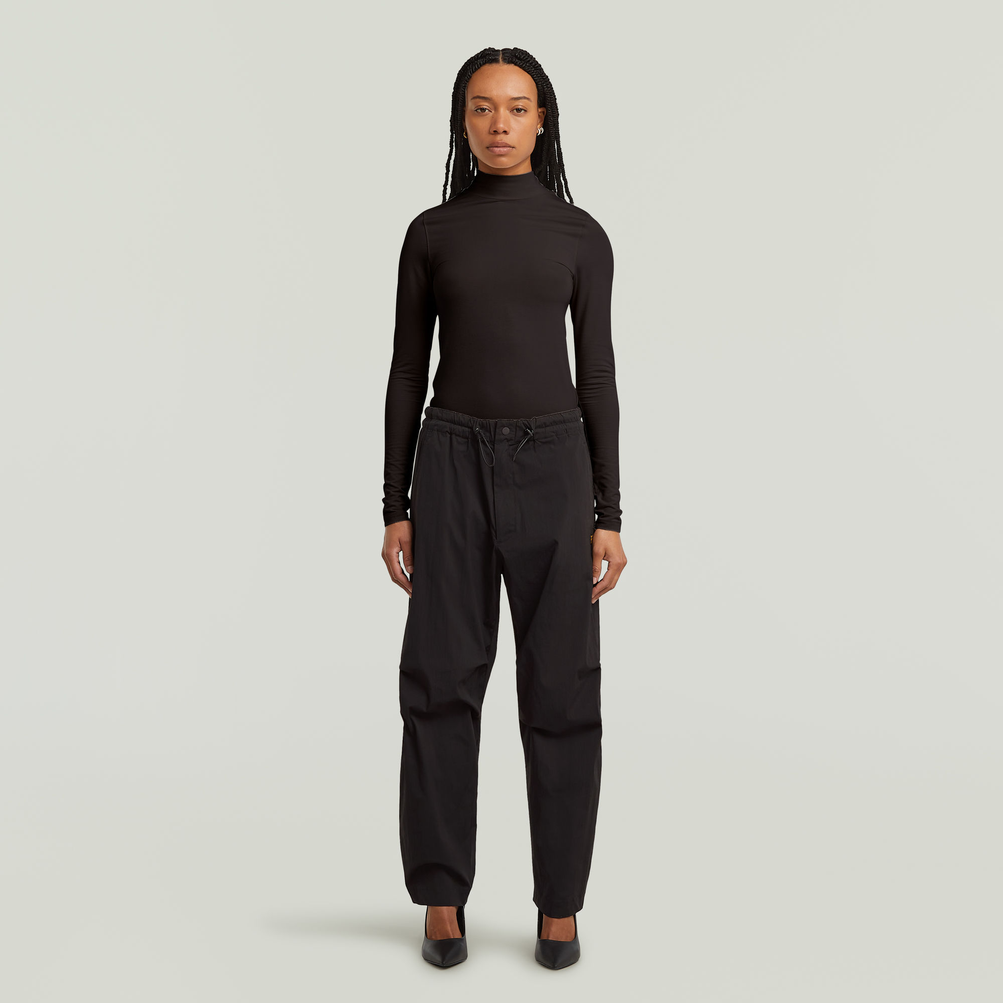 Thumbnail - Relaxed Light Hose - Schwarz - Damen