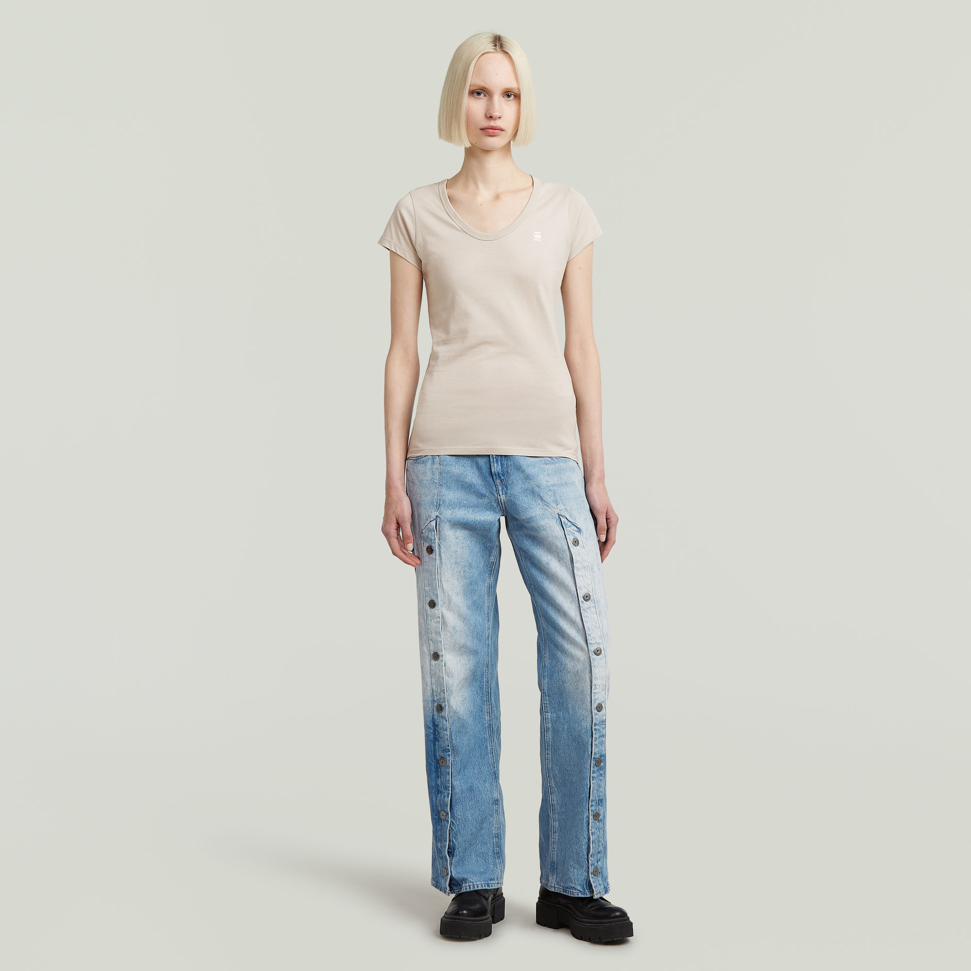 G-Star RAW Slim Top Beige Dames