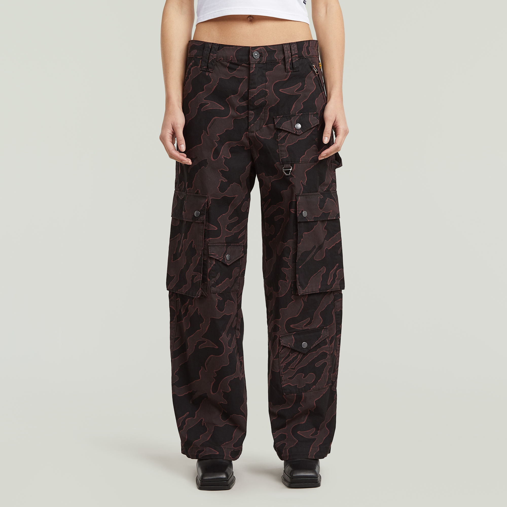 Mega Cargohose - Mehrfarbig - Damen