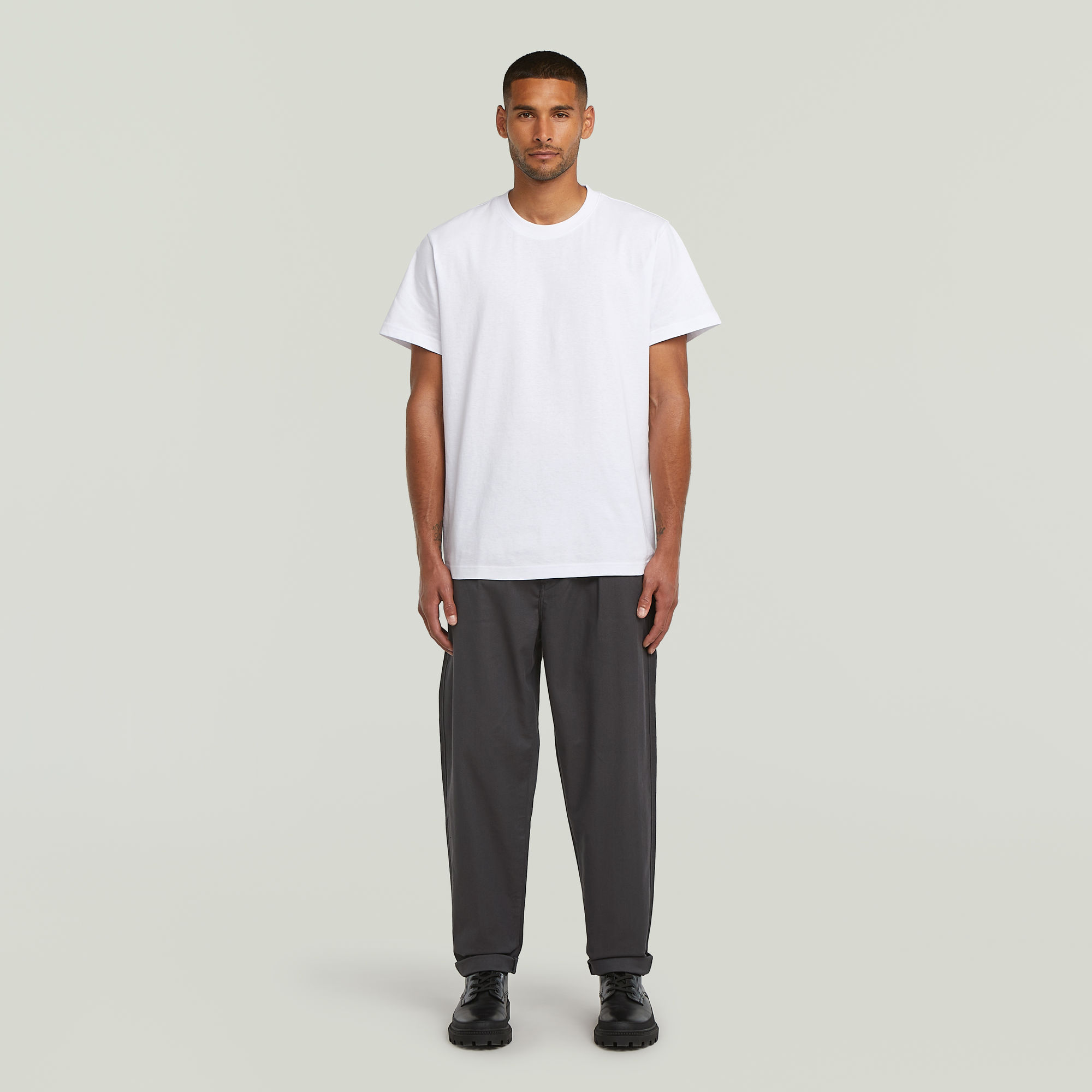 Thumbnail - Pleated Chino Relaxed Tapered - Mehrfarbig - Herren