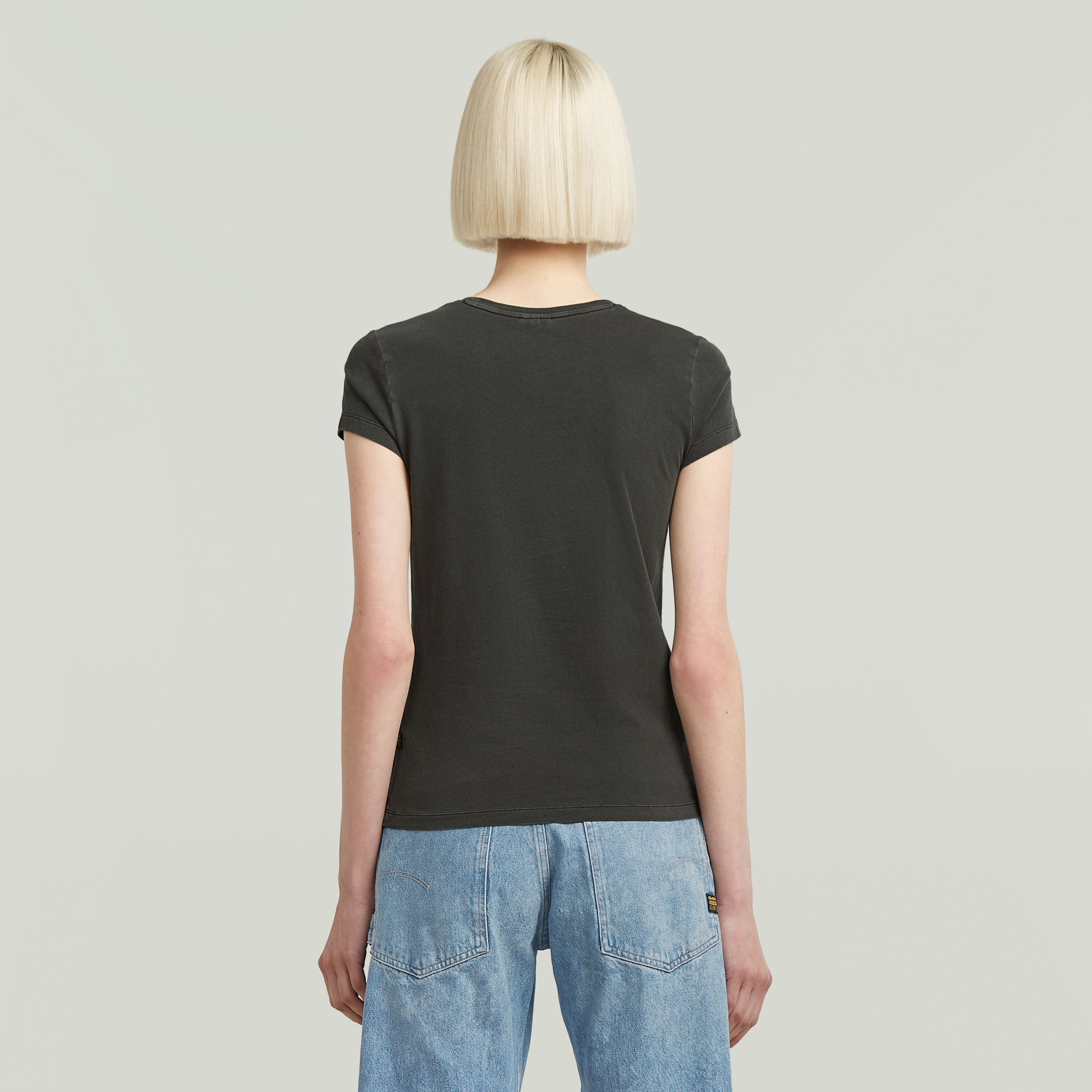 G-Star RAW Eyben Slim V 2.0 T-Shirt Grijs Dames