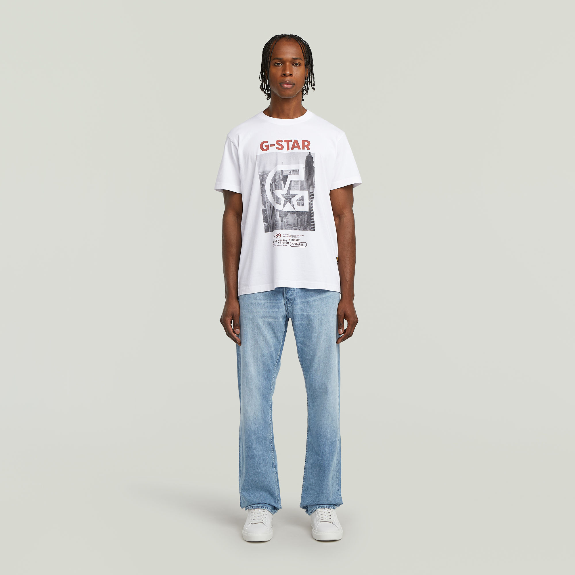 G-Star RAW Dakota Regular Straight Jeans Lichtblauw Heren