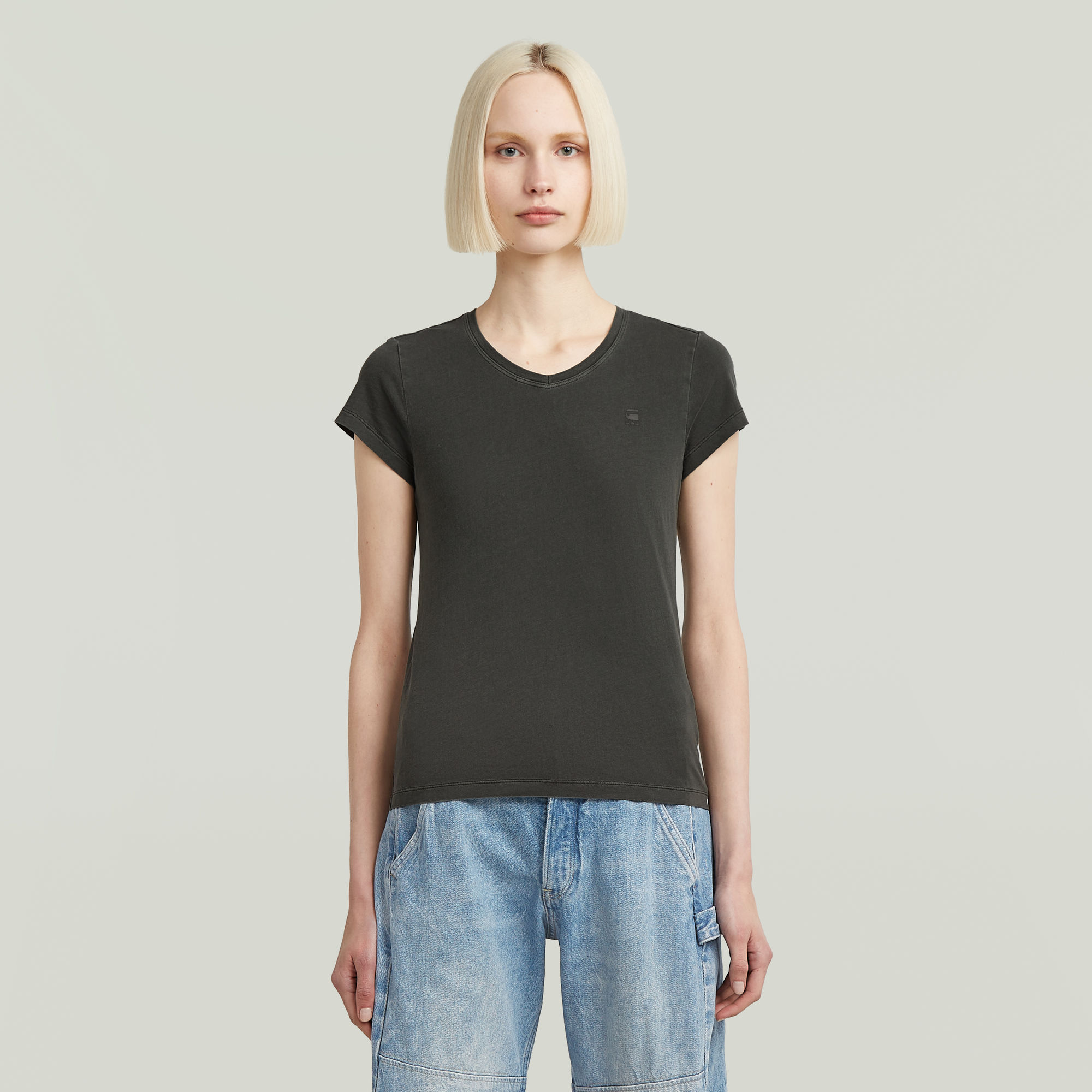 

Eyben Slim V T-Shirt 2.0 - Grey - Women