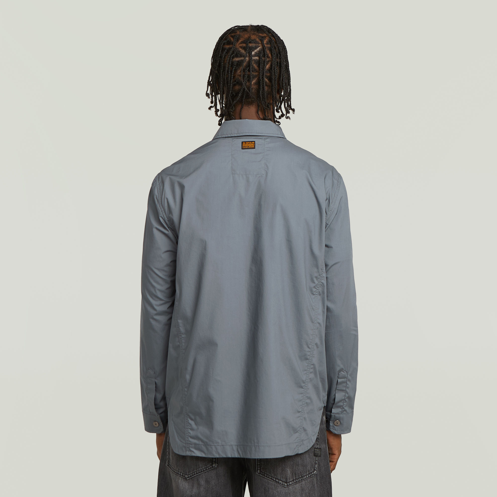 G-Star RAW Zip Regular Padded Overshirt Grijs Heren