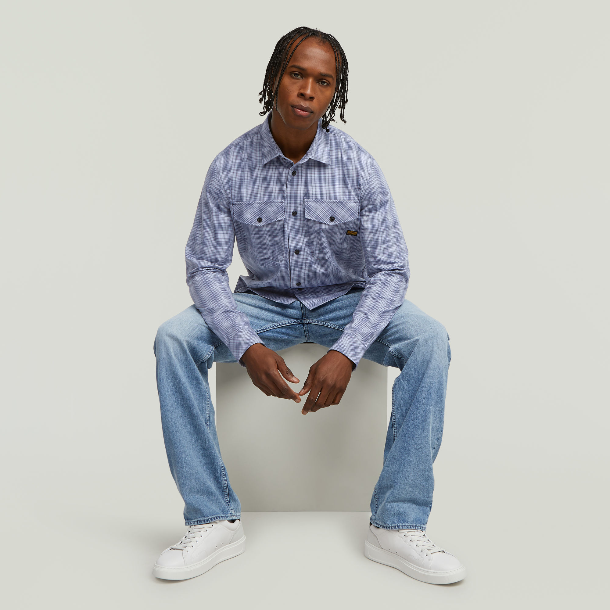 G-Star RAW Marine Slim Overhemd Meerkleurig Heren