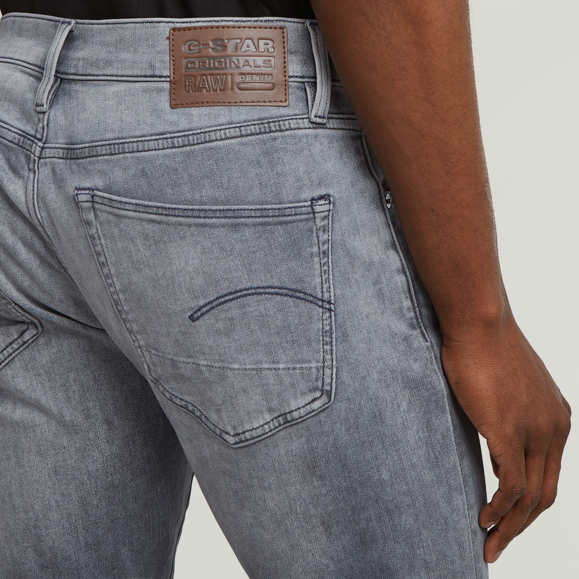 G-Star RAW 3301 Slim Jeans Grijs Heren