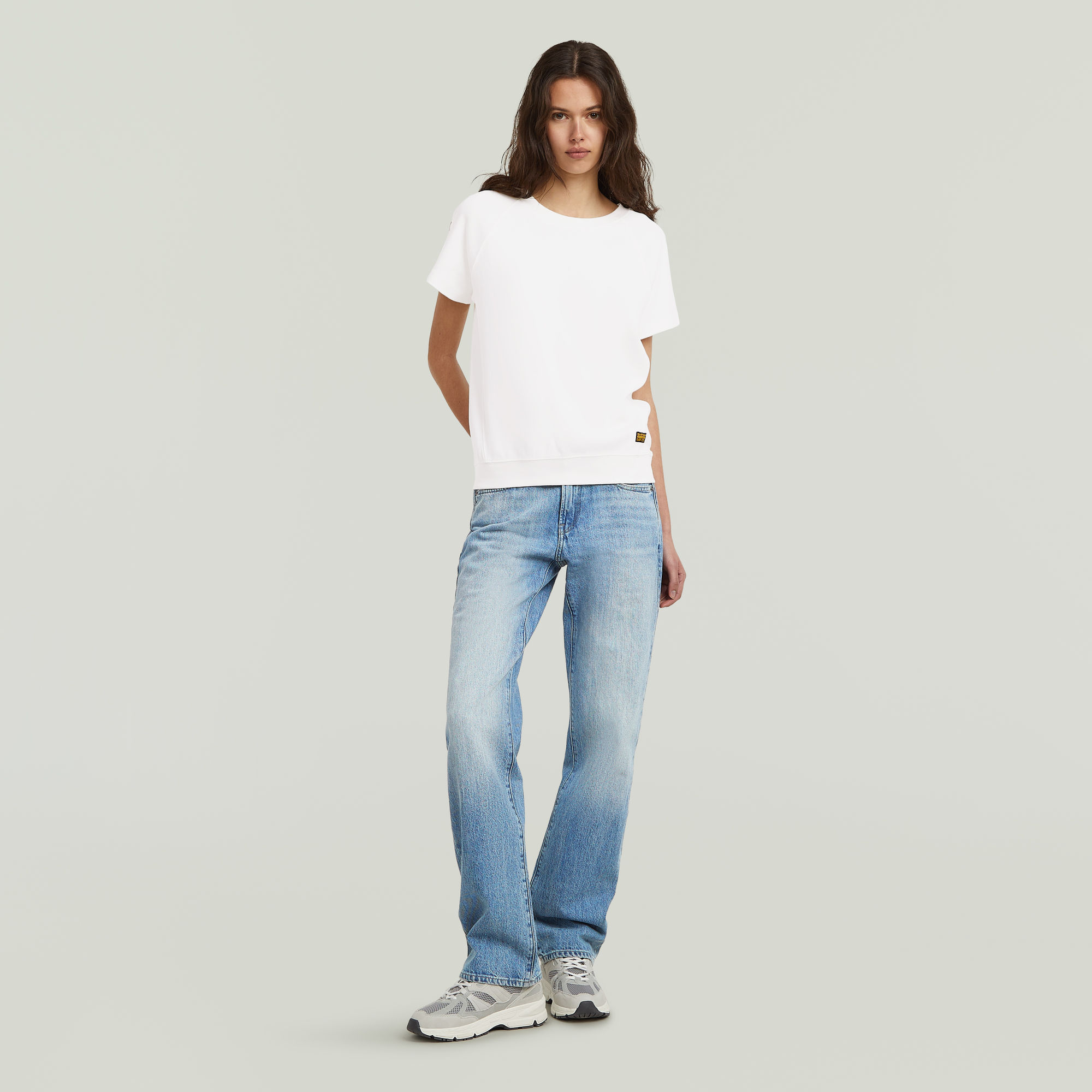 G-Star RAW Raglan Top Wit Dames
