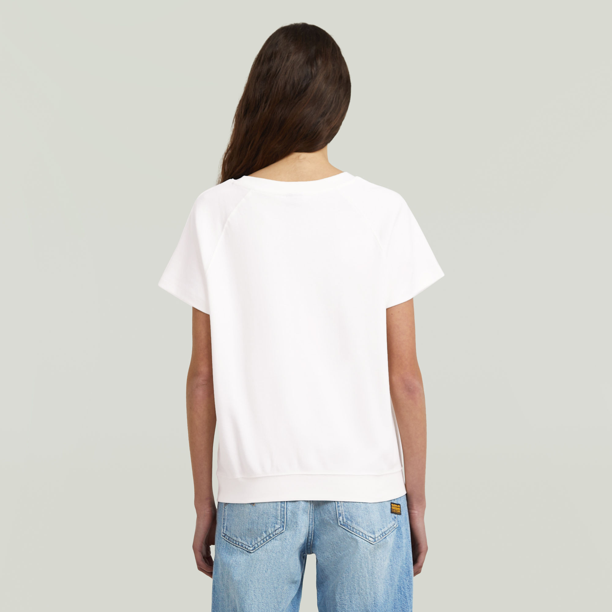G-Star RAW Raglan Top Wit Dames