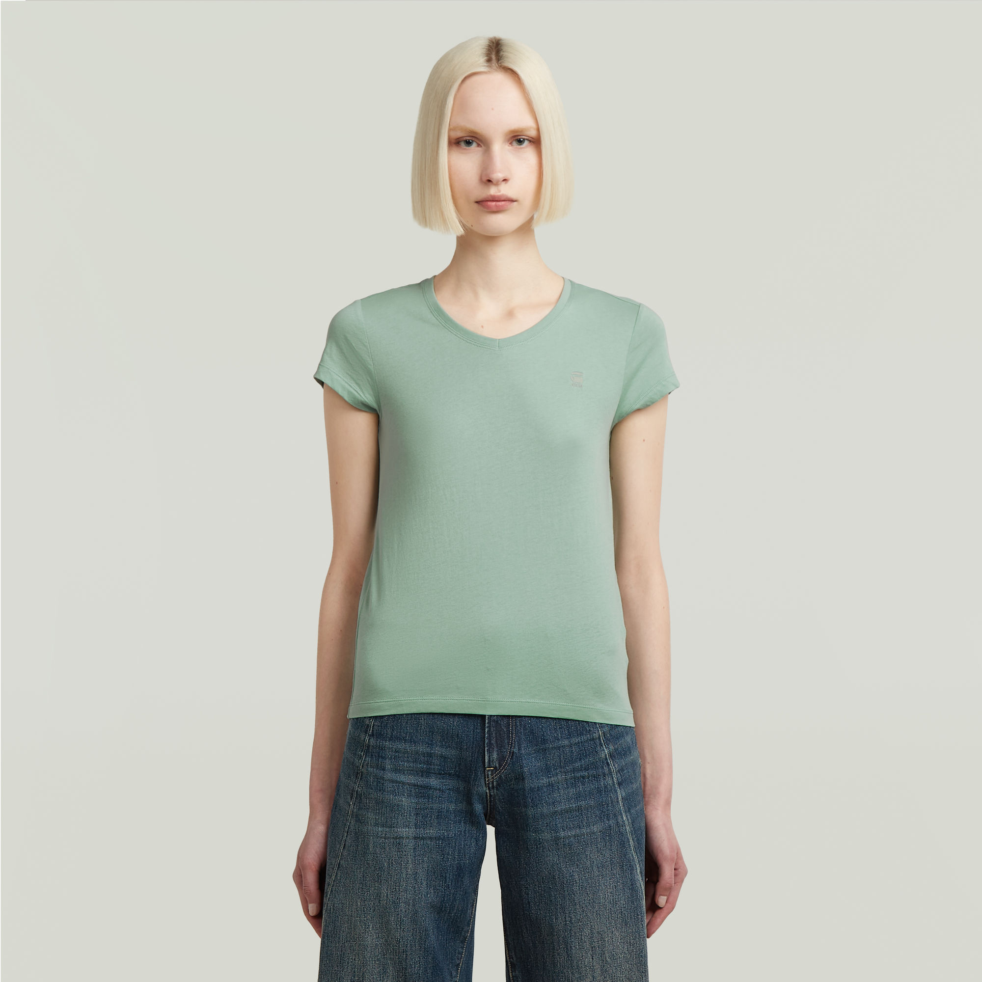 

Eyben Slim V T-Shirt 2.0 - Green - Women