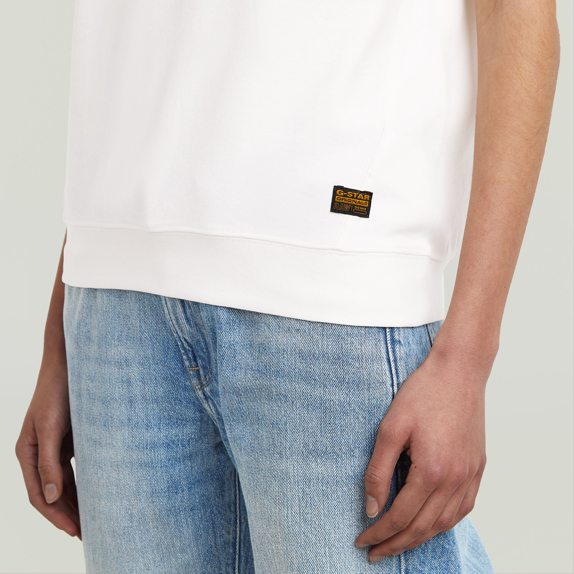 G-Star RAW Raglan Top Wit Dames