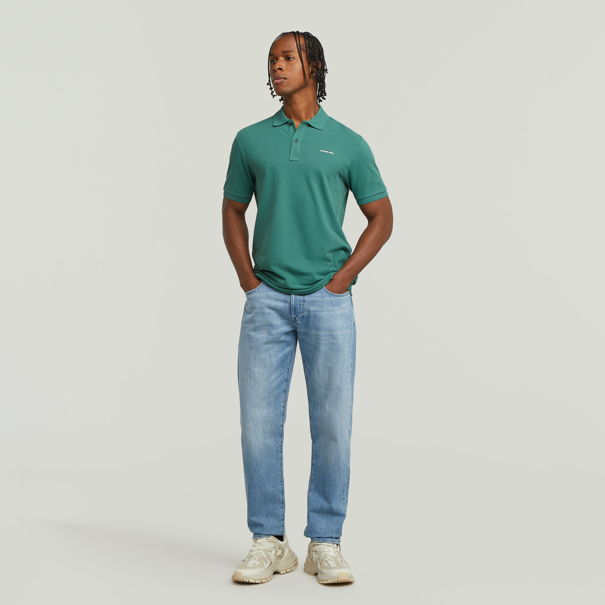 G-Star RAW Oluv Slim Polo Groen Heren