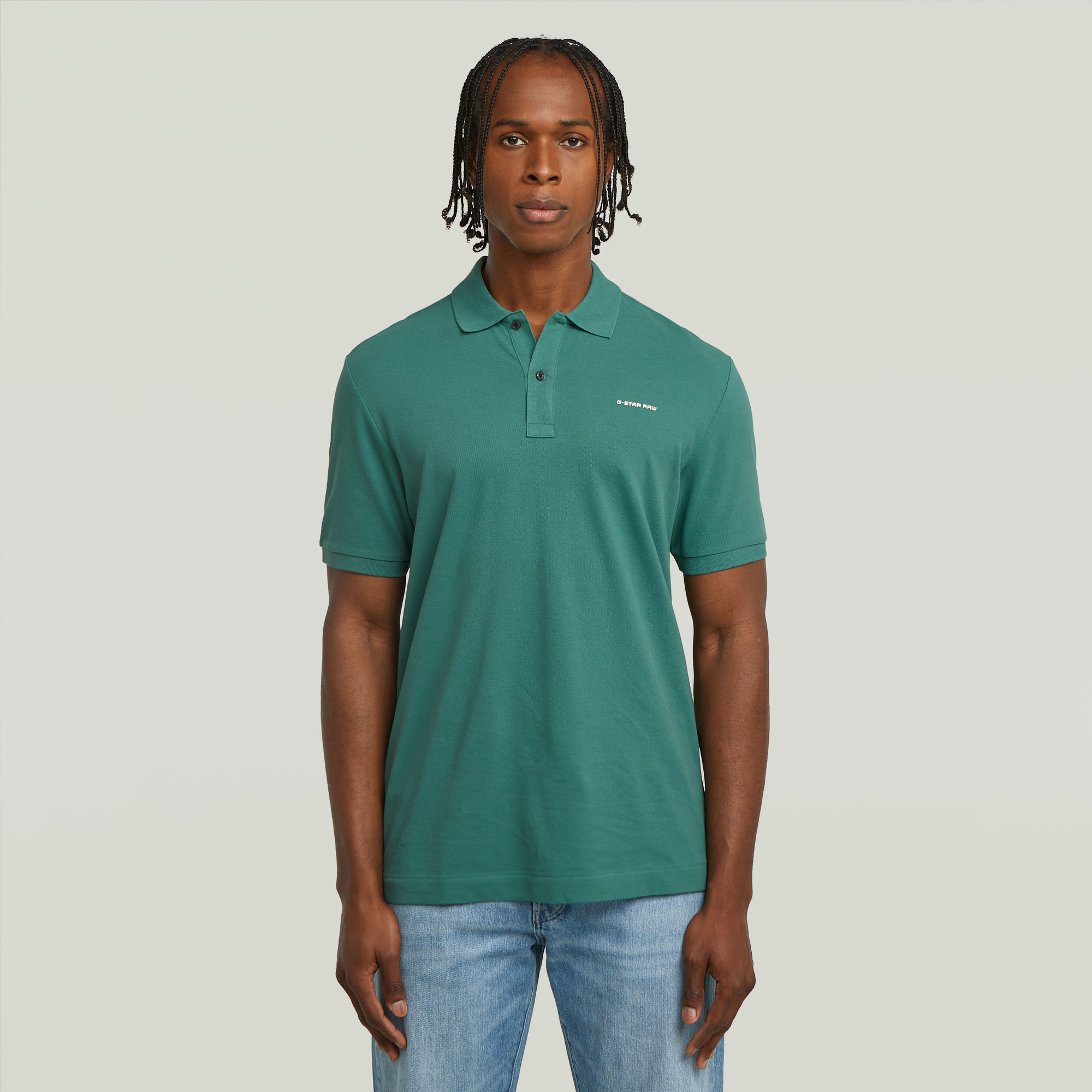G-Star RAW Oluv Slim Polo - Groen - Heren