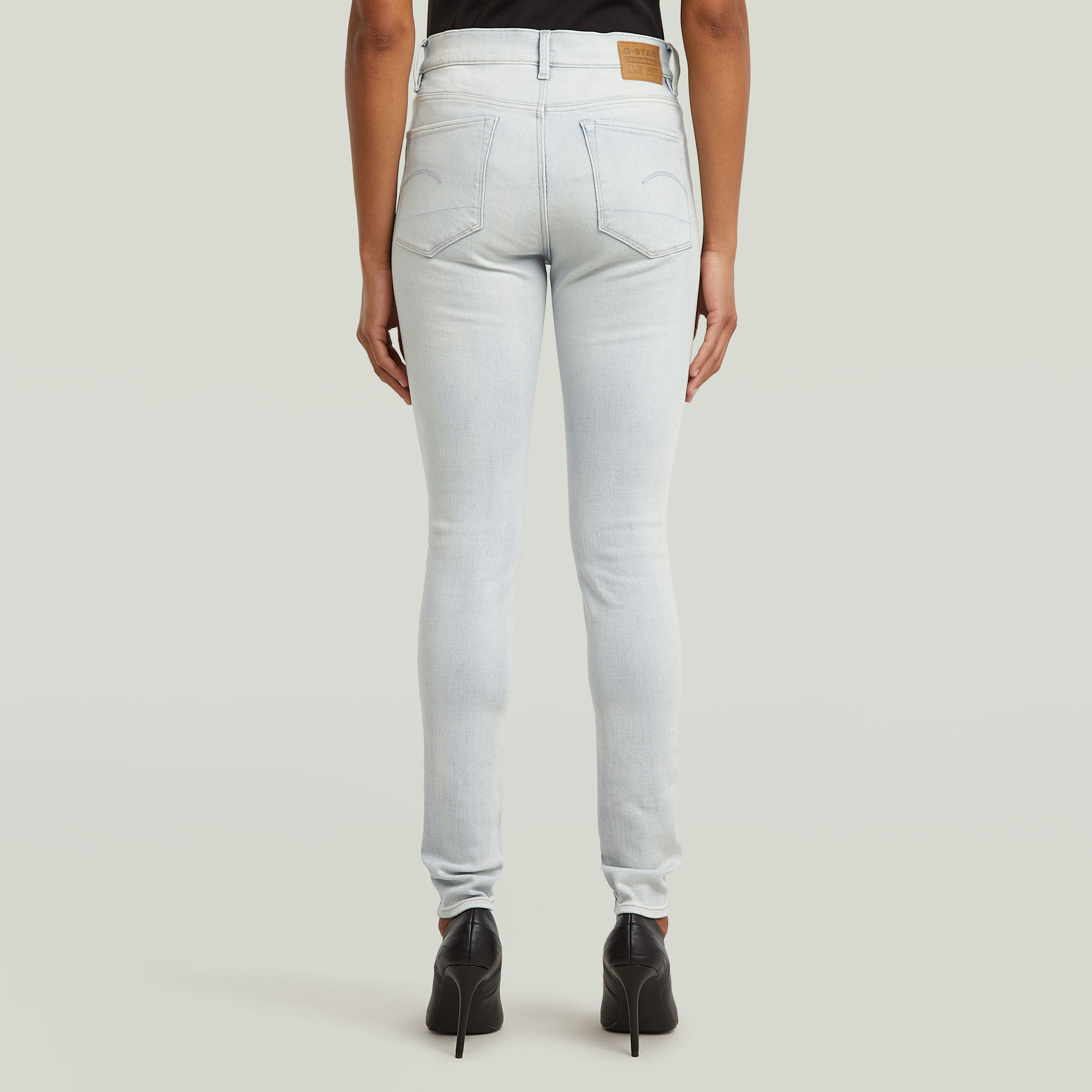 G-Star RAW 3301 Skinny Jeans Lichtblauw Dames