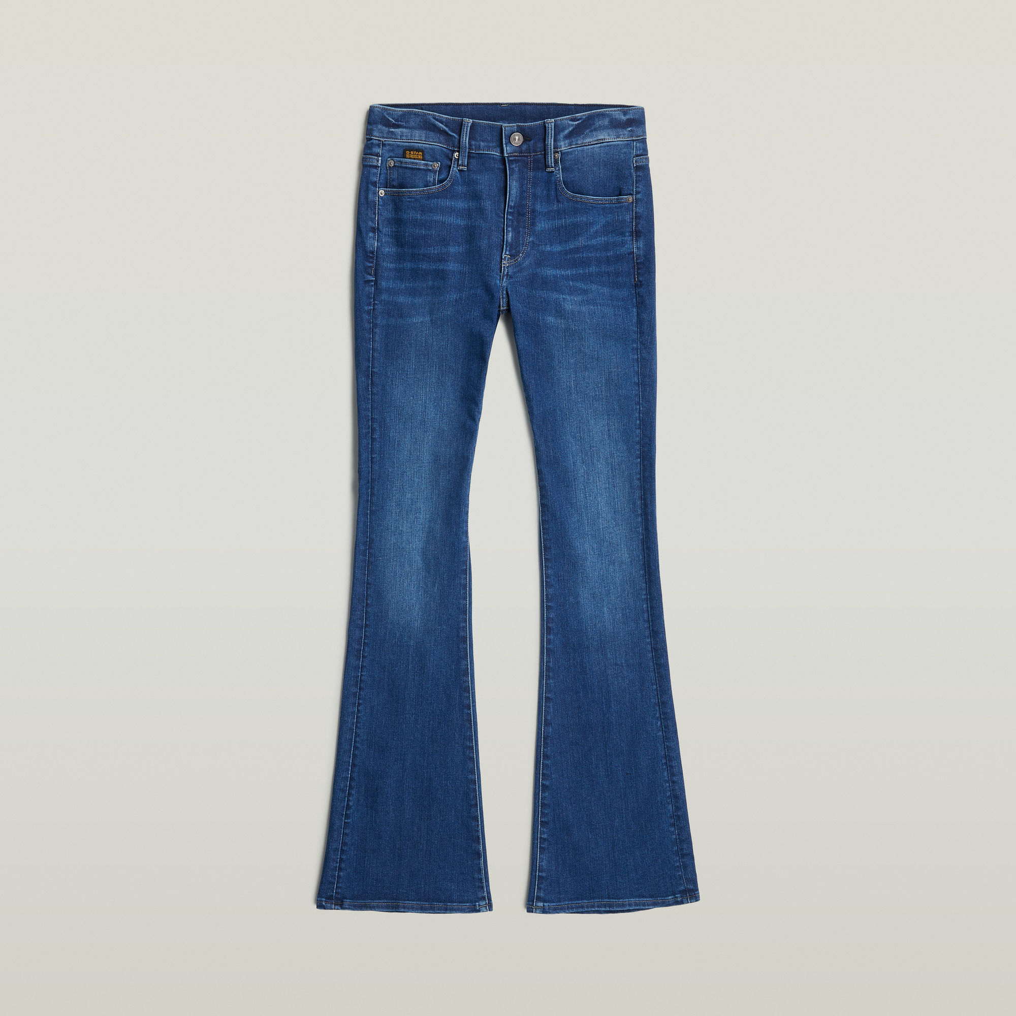 Thumbnail - 3301 Flare Jeans - Mittelblau - Damen