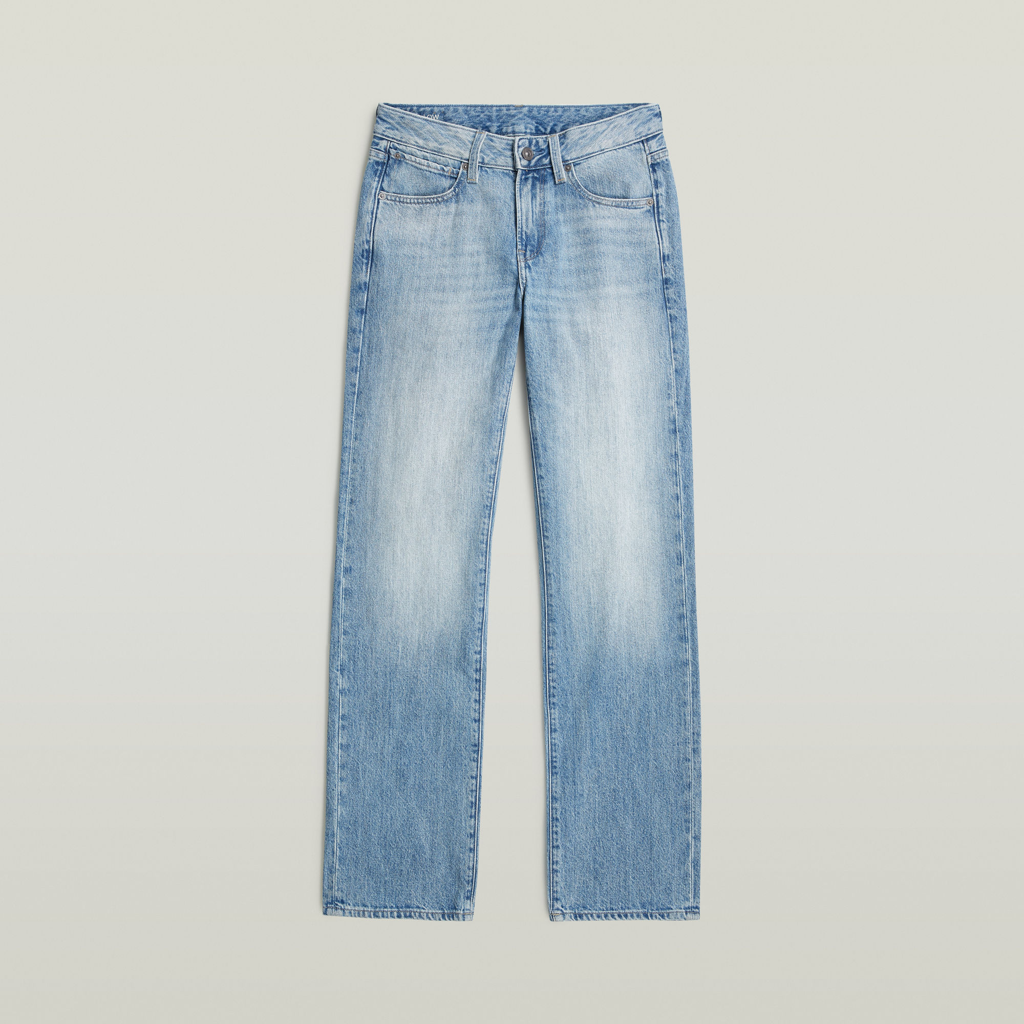 G-Star RAW G-Low Straight Jeans Lichtblauw Dames