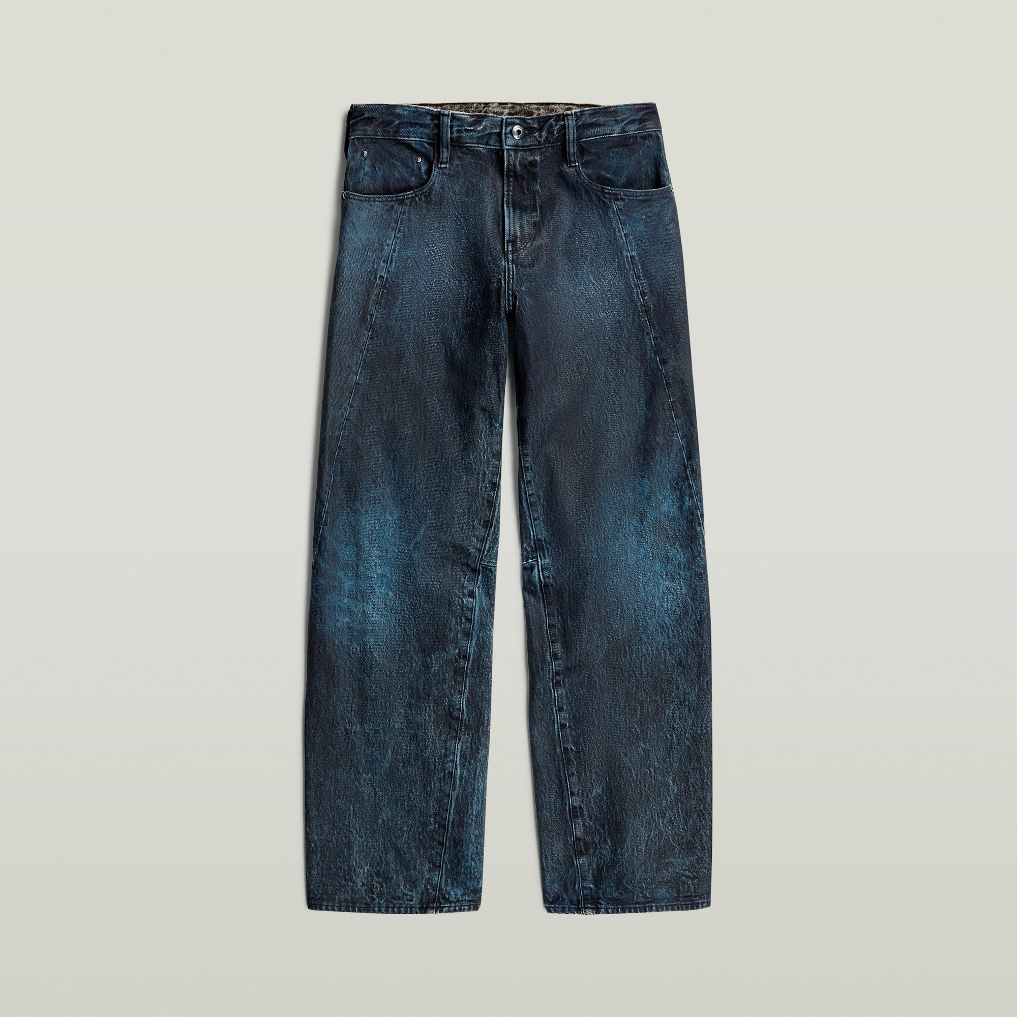 Thumbnail - Contor Loose Jeans - Dunkelblau - Damen