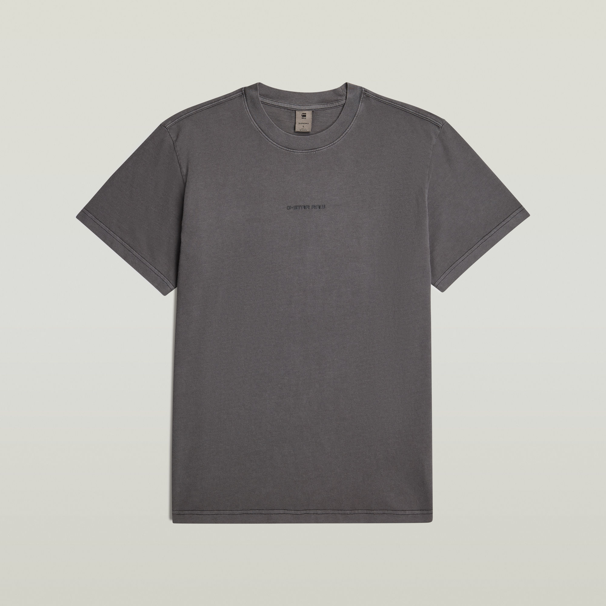 G-Star RAW Overdyed Center Chest Loose T-Shirt Zwart Heren