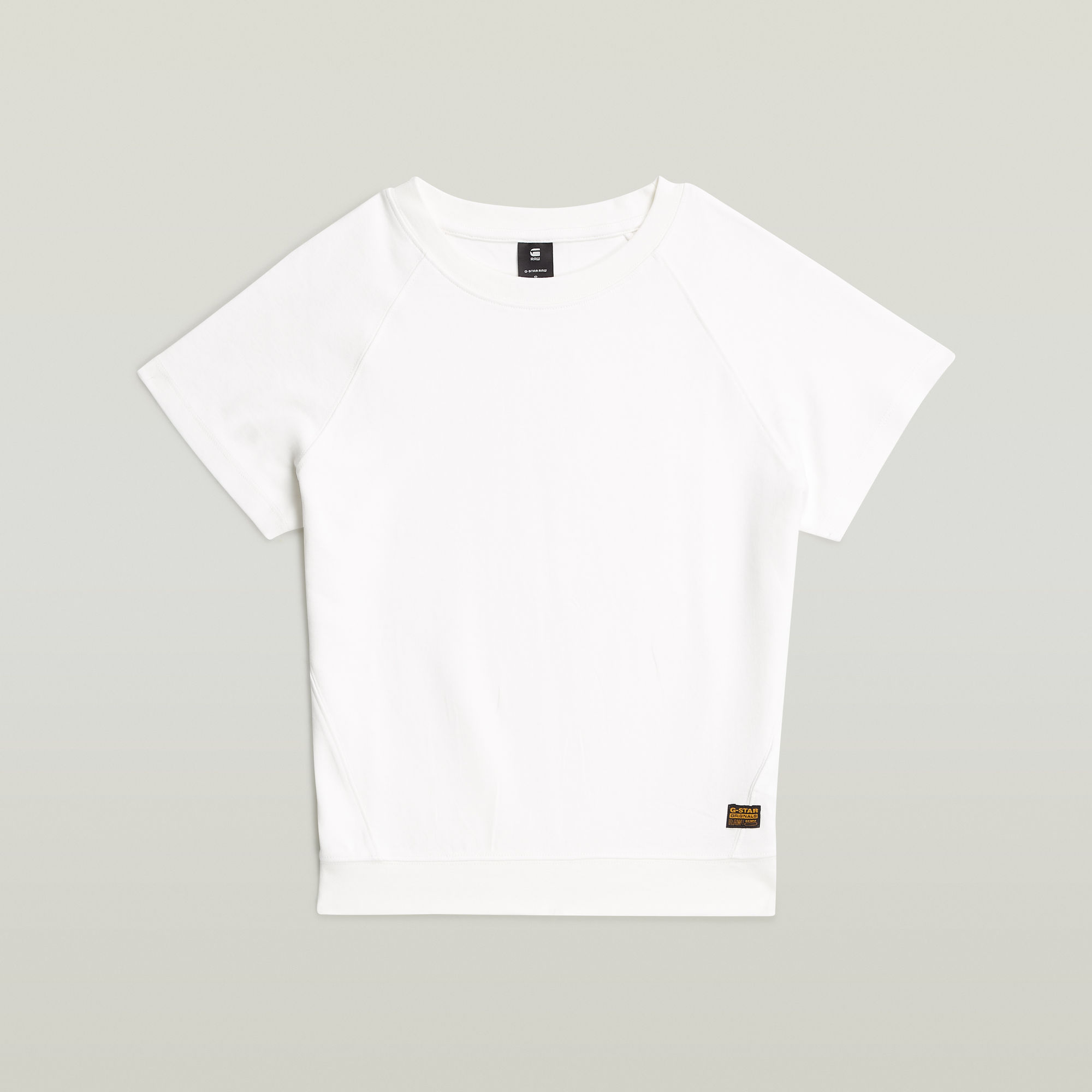 Thumbnail - Raglan Top - Weiß - Damen