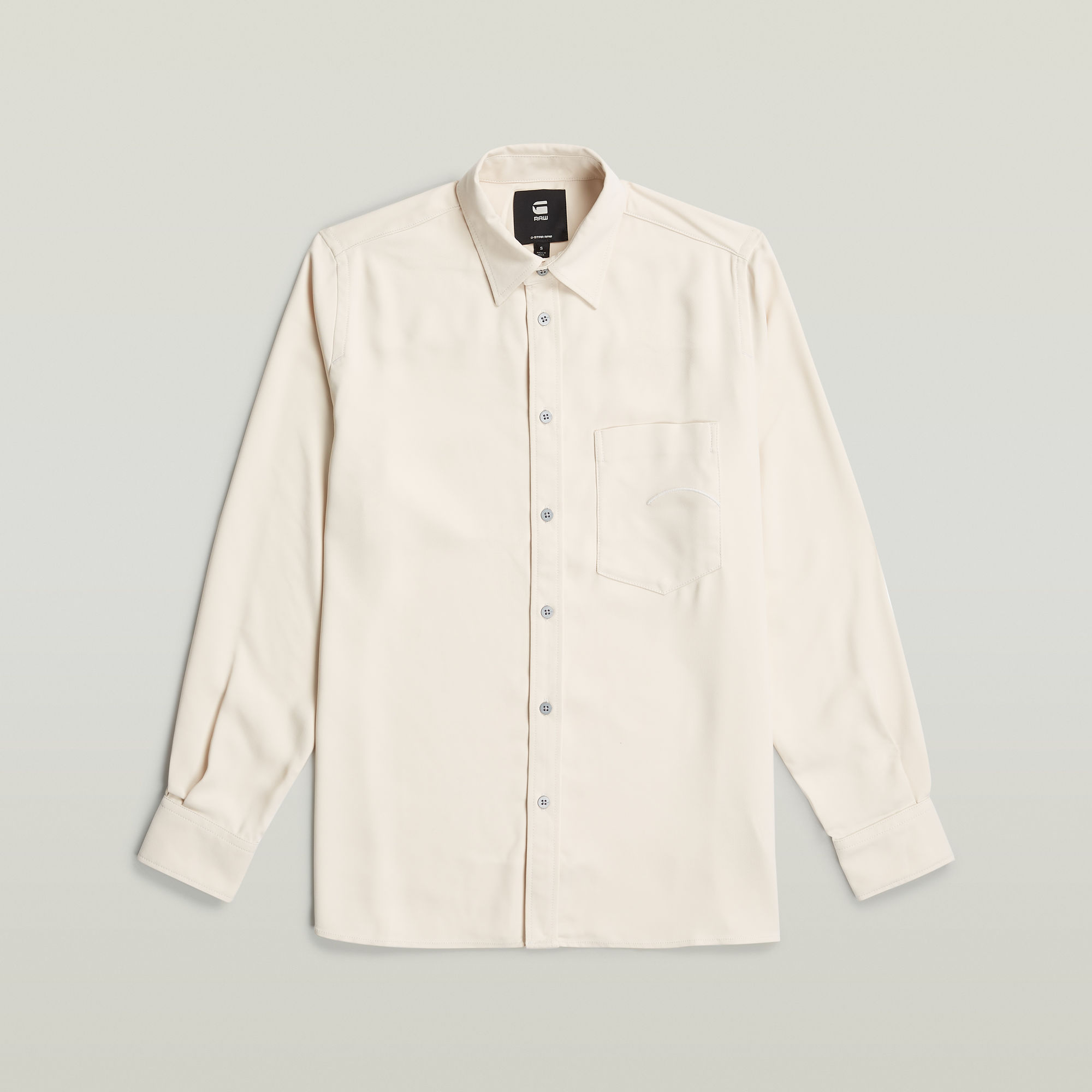 Thumbnail - Regular Long Sleeve Shirt - Weiß - Damen