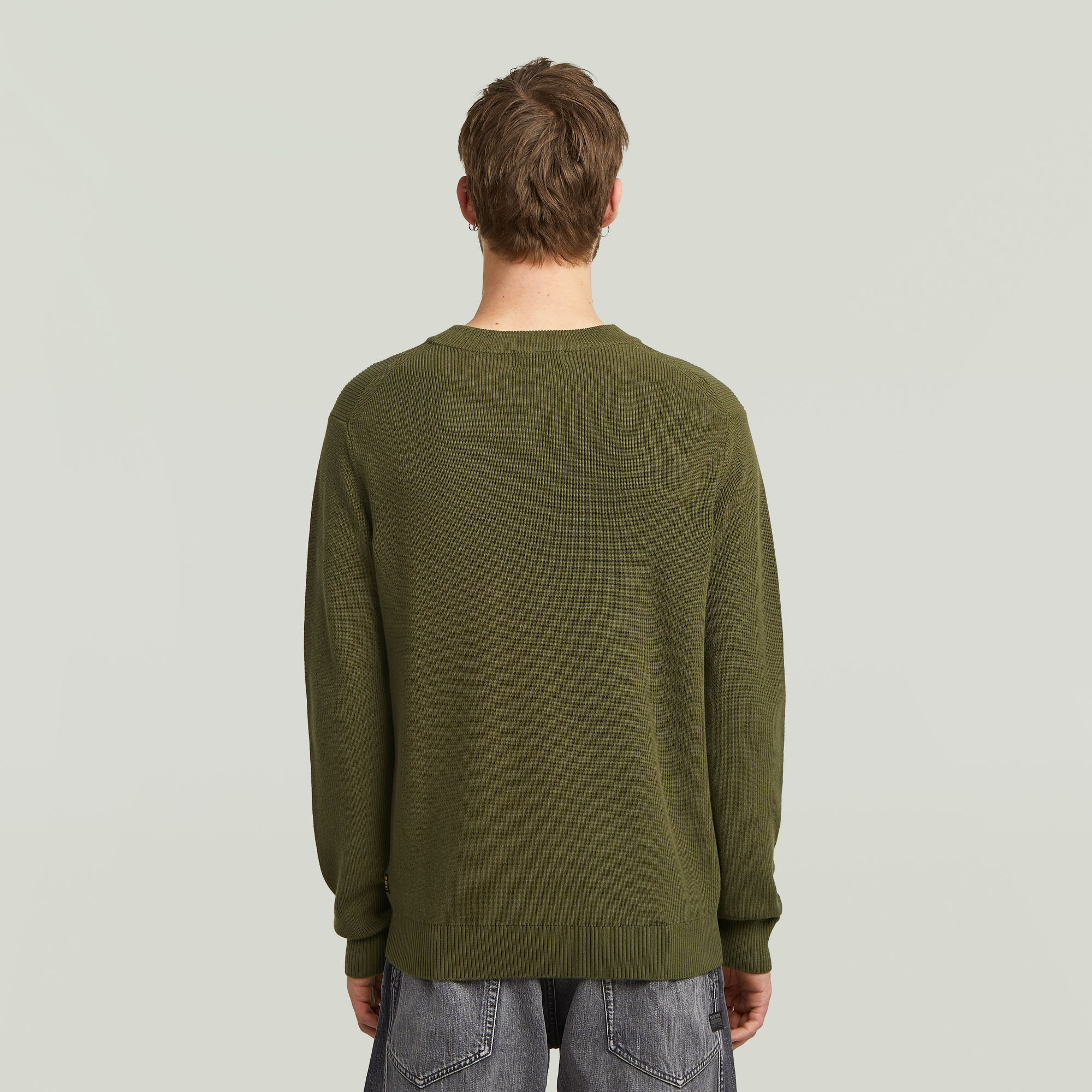 G-Star RAW Structure Gebreide Trui Groen Heren