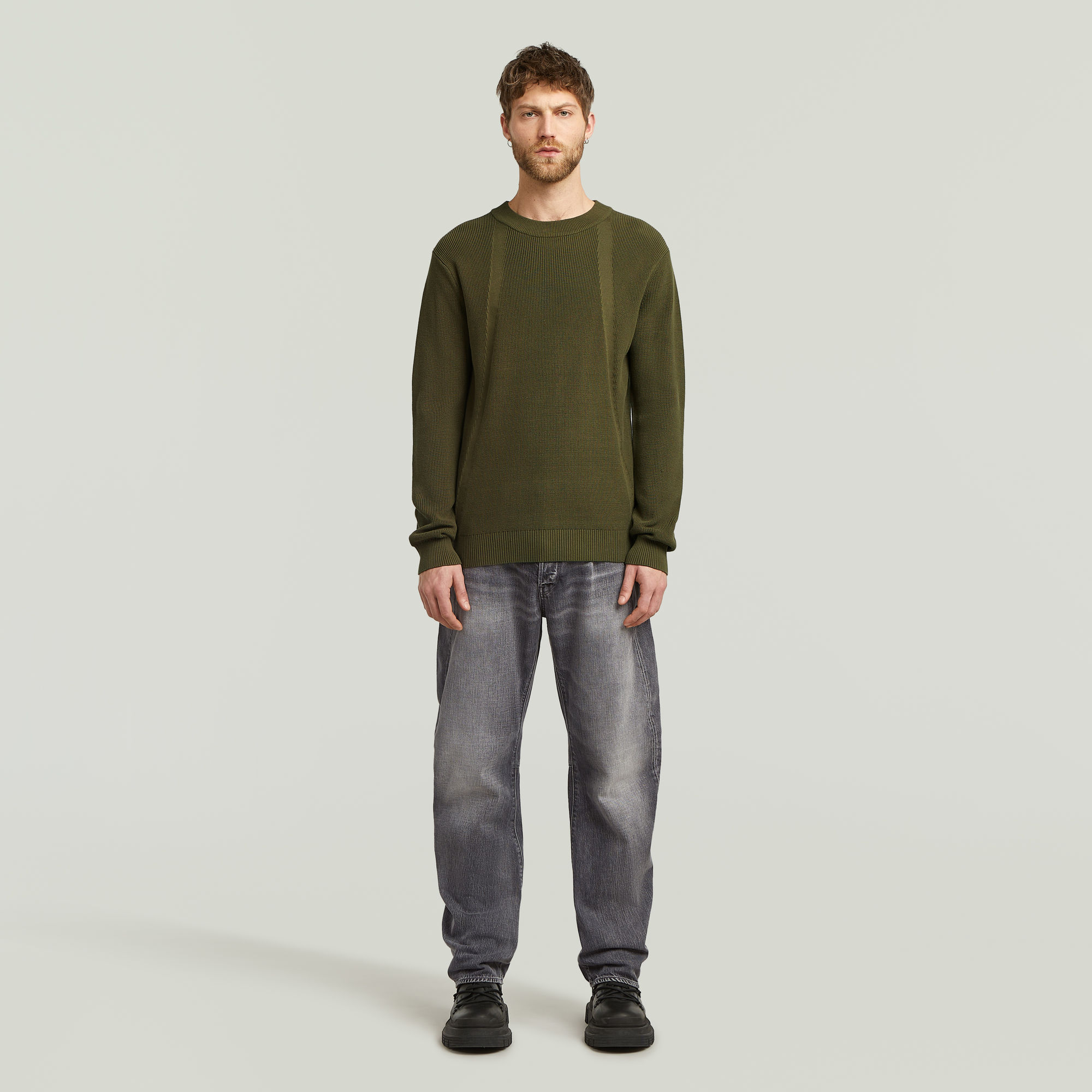 G-Star RAW Structure Gebreide Trui Groen Heren