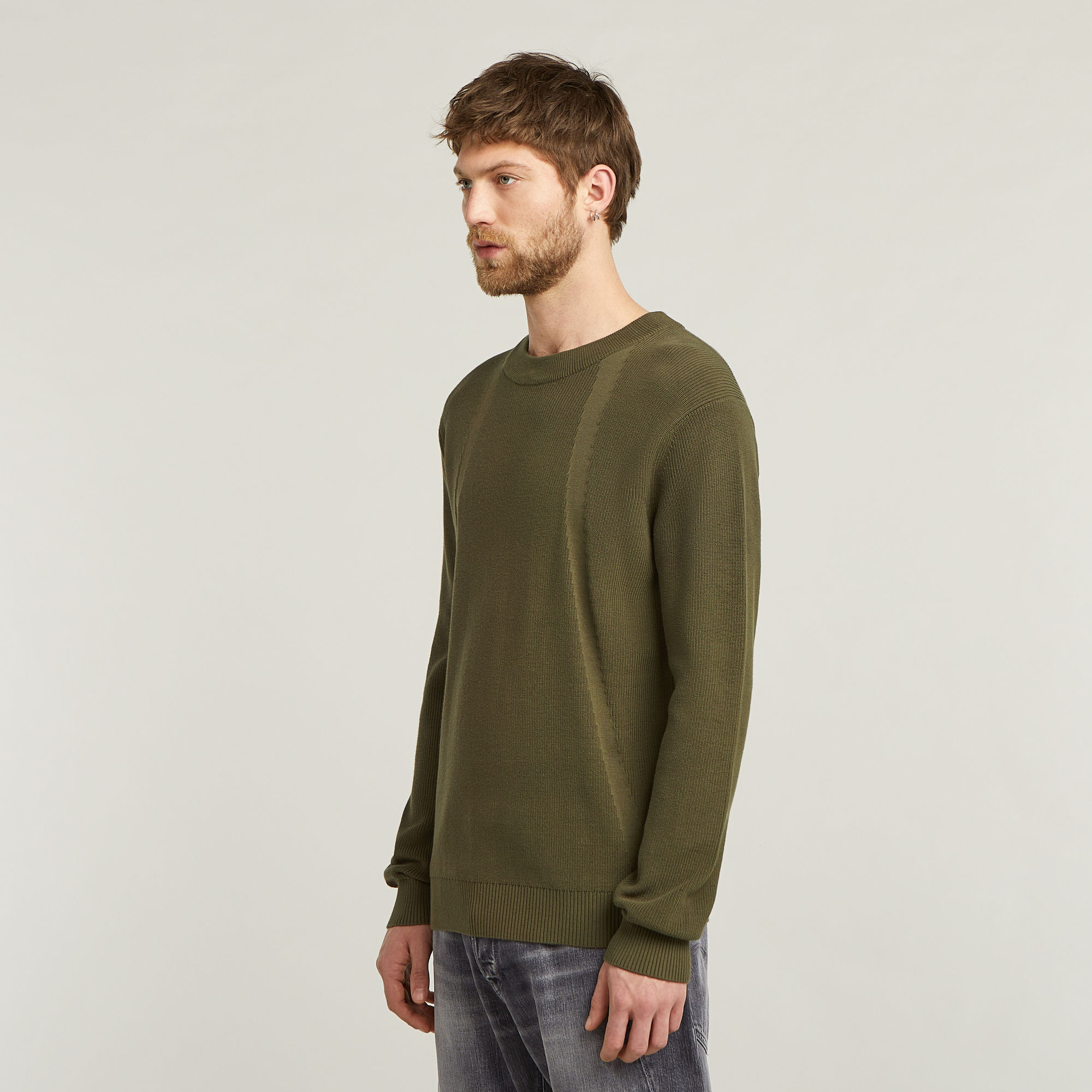 G-Star RAW Structure Gebreide Trui Groen Heren