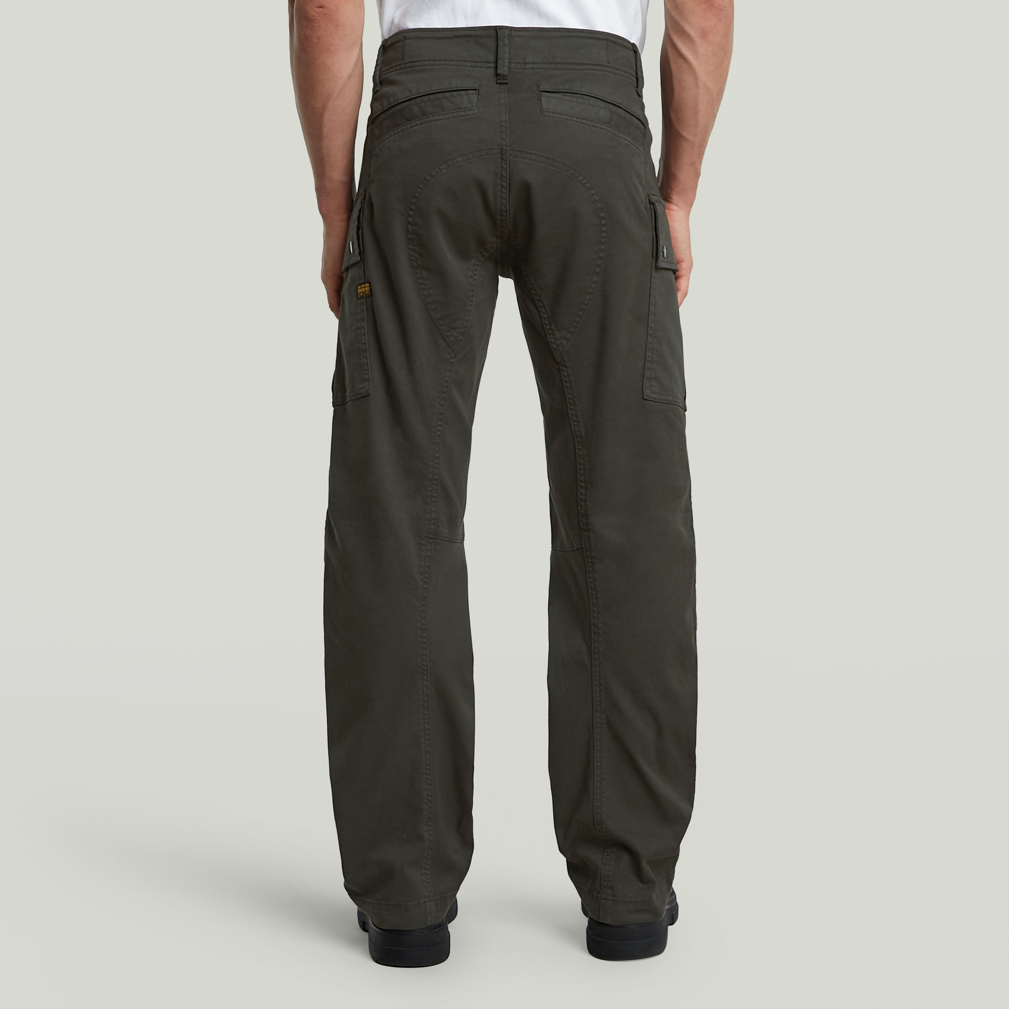 G-Star RAW 3D Regular Straight Cargobroek Grijs Heren