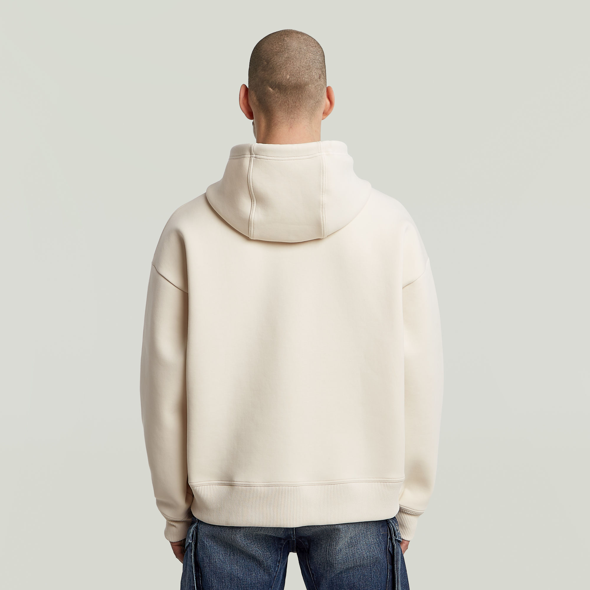 G-Star RAW Scuba Loose Hoodie Wit Heren