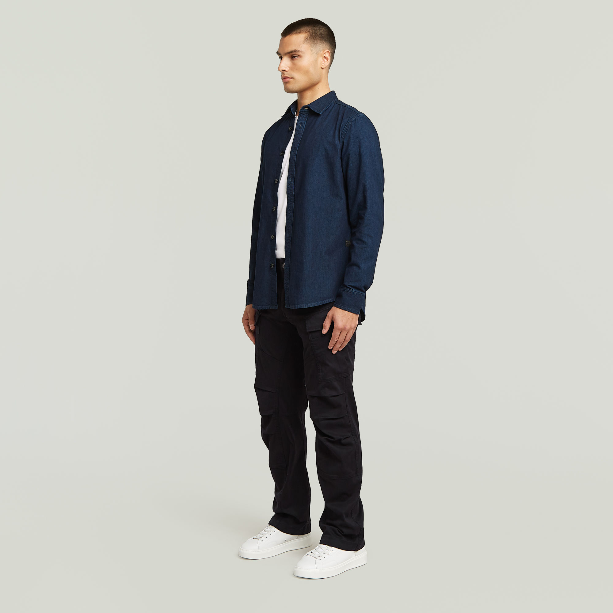 G-Star RAW 3D Regular Straight Cargobroek Zwart Heren