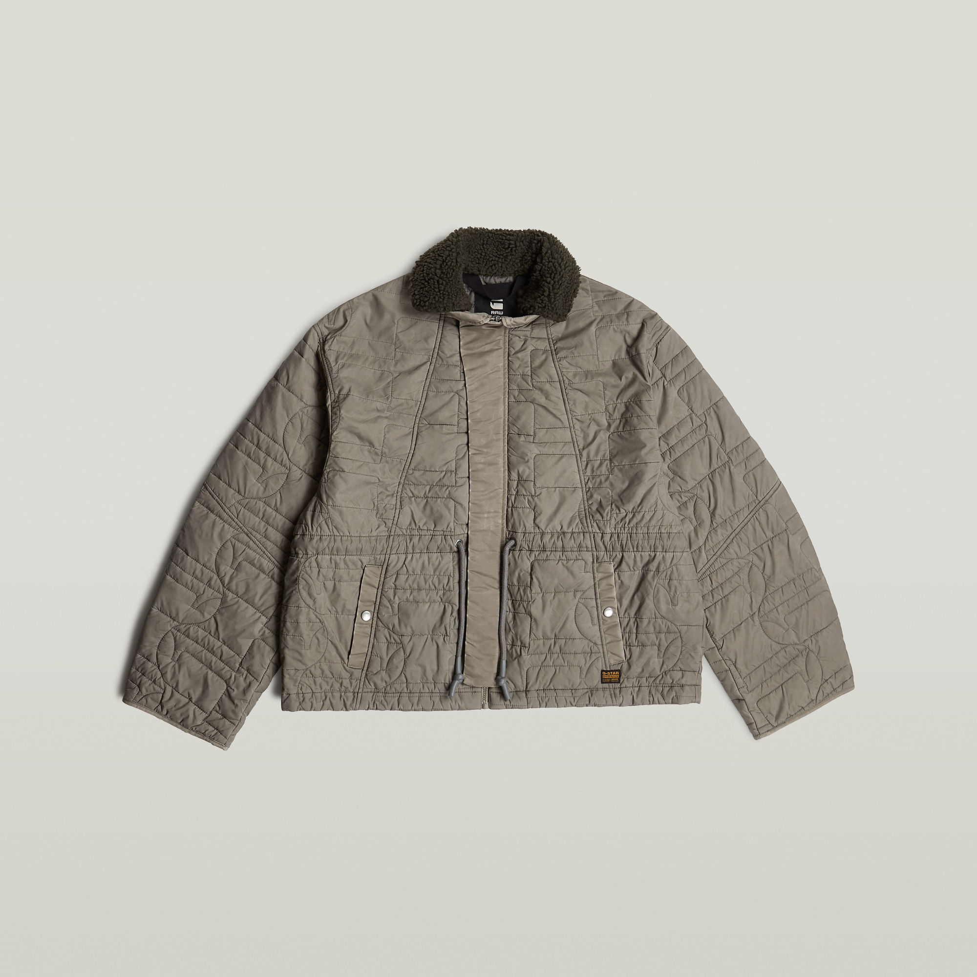 Thumbnail - Liner Jacke - Beige - Damen