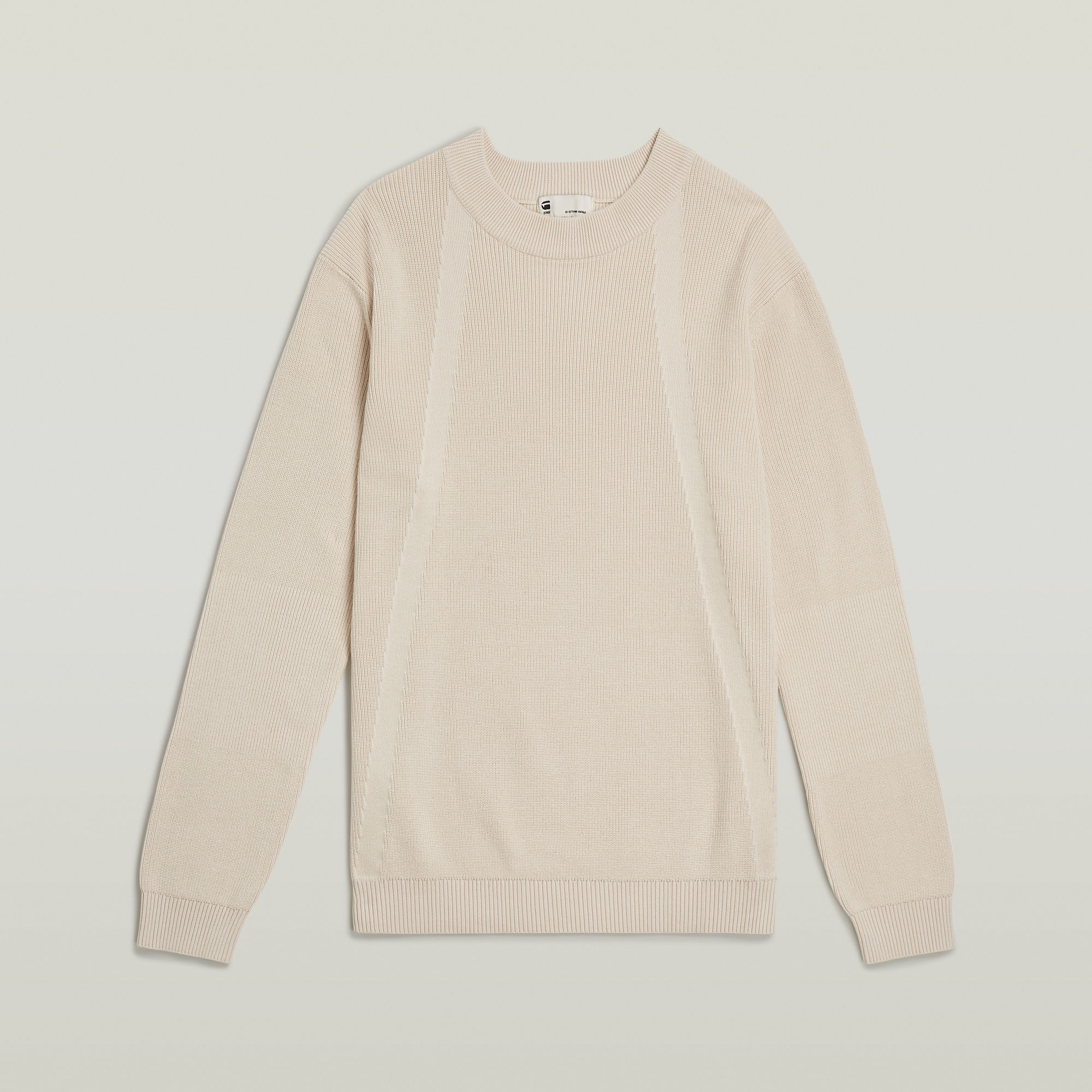 G-Star RAW Structure Gebreide Trui Wit Heren