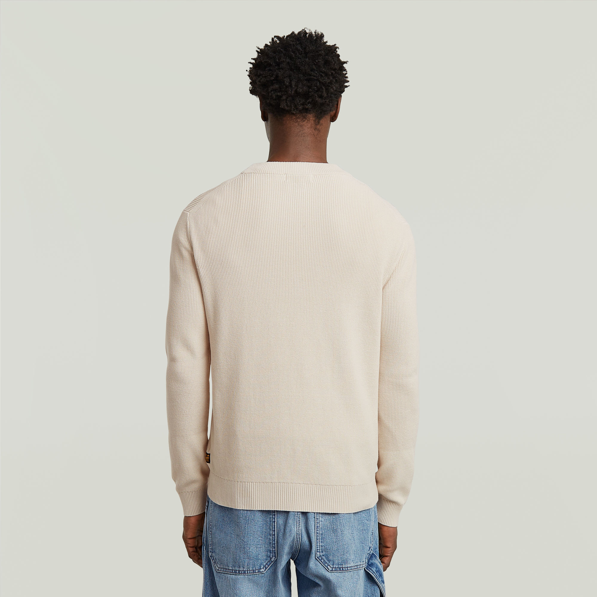 G-Star RAW Structure Gebreide Trui Wit Heren