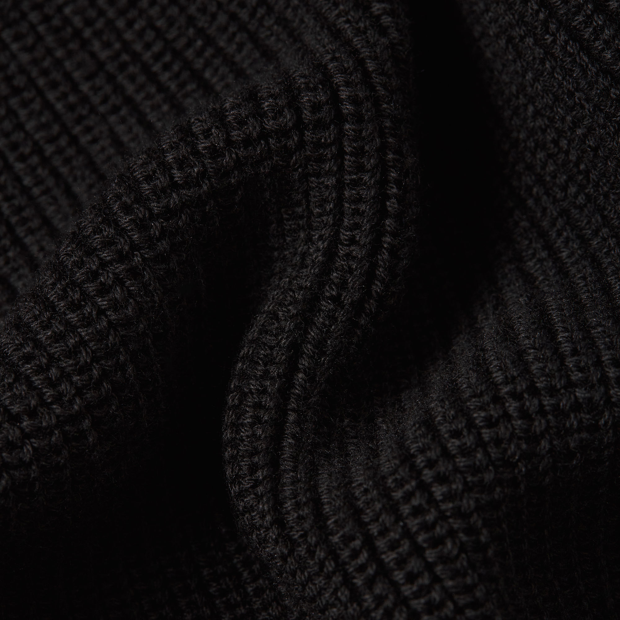 G-Star RAW Structure Ribbed Gebreide Trui Zwart Heren