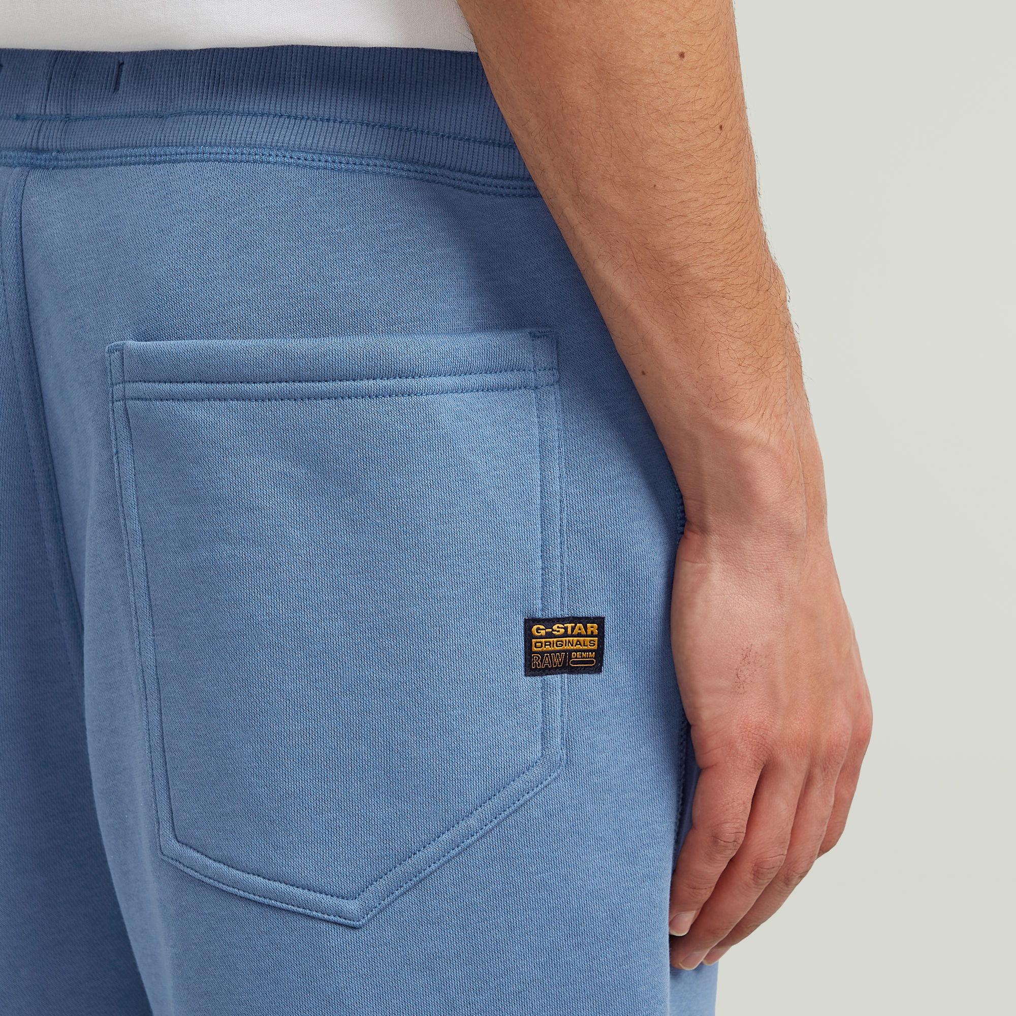 G-Star RAW Premium Core Sweatshort Midden blauw Heren