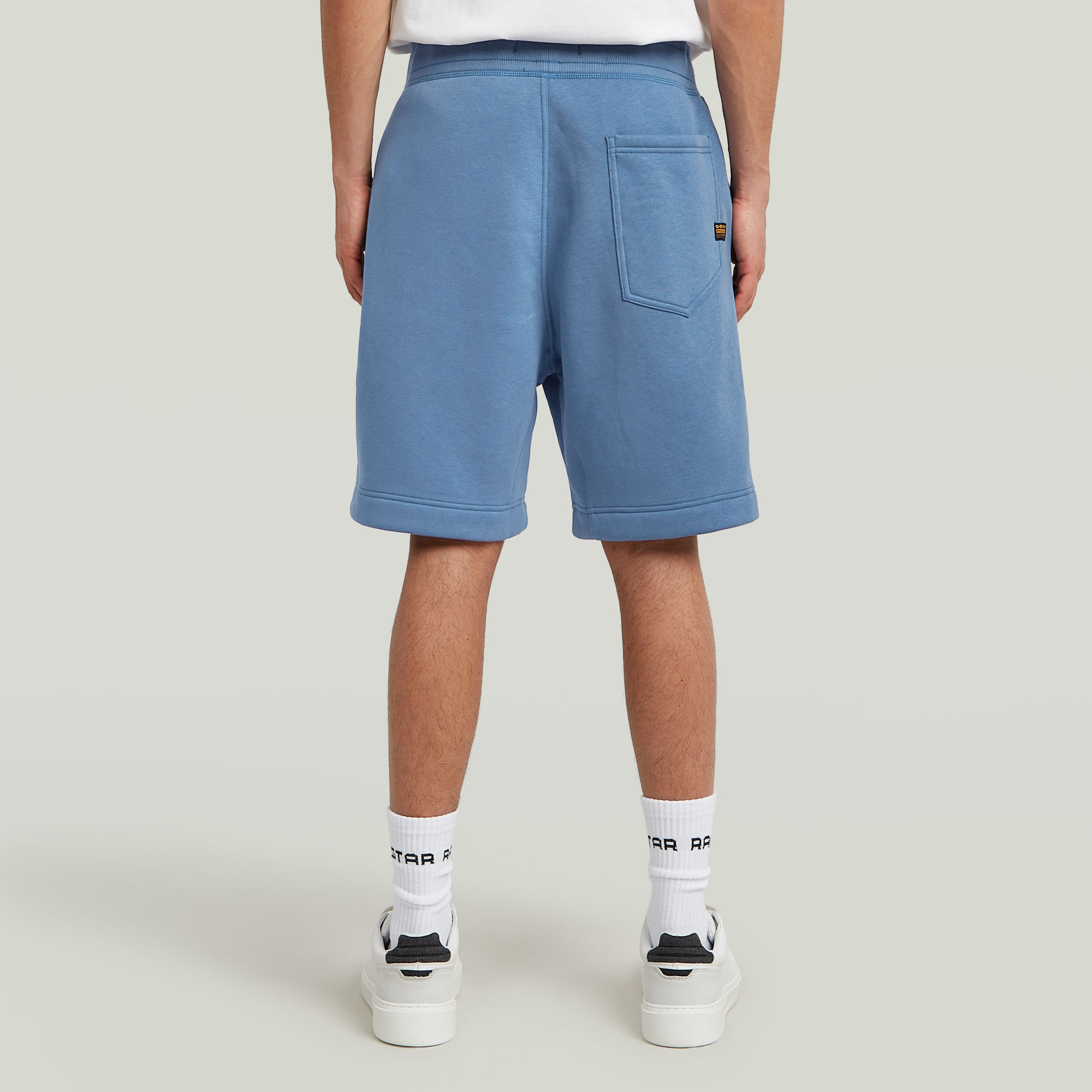G-Star RAW Premium Core Sweatshort Midden blauw Heren