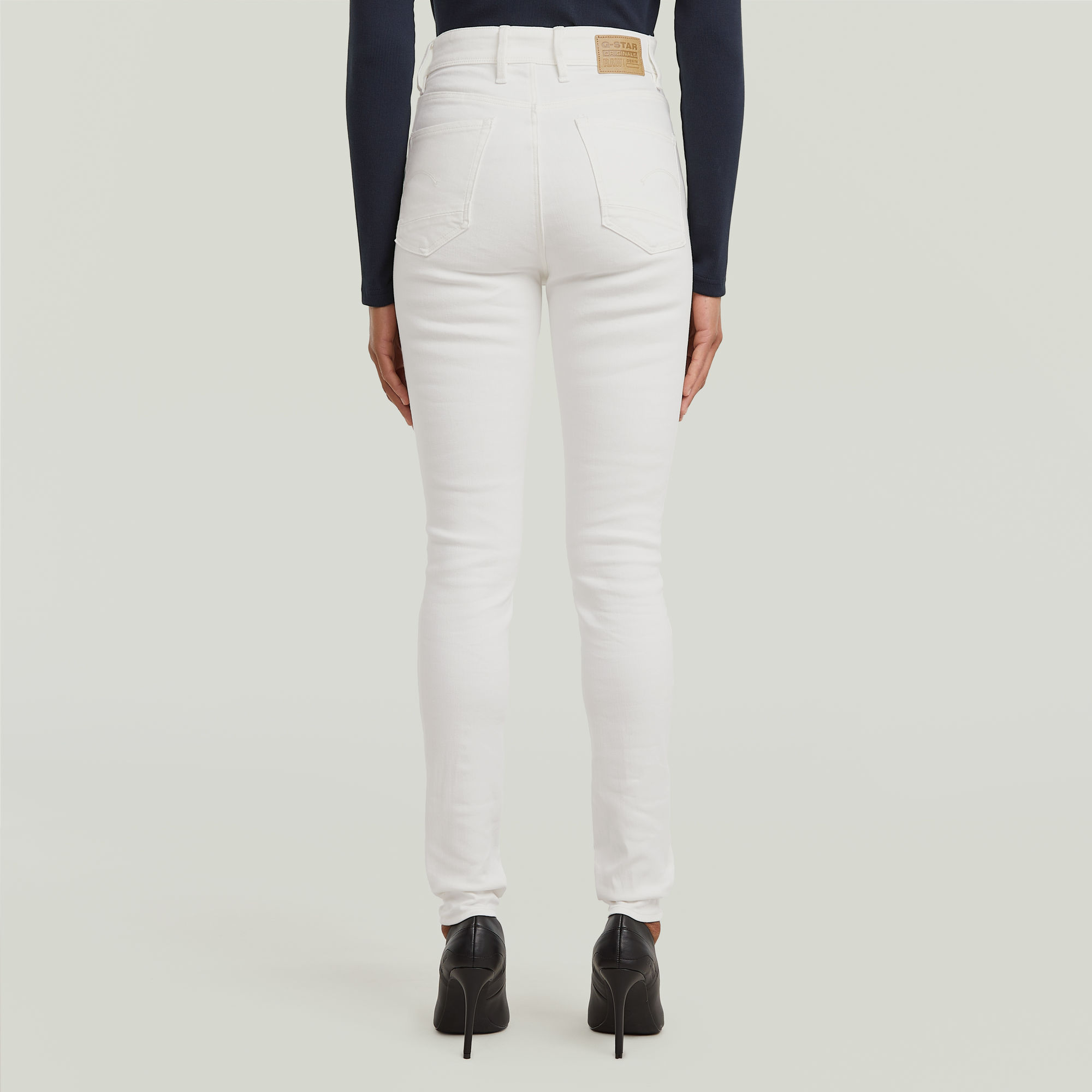 G-Star RAW Kafey Ultra High Skinny Jeans Donkerblauw Dames