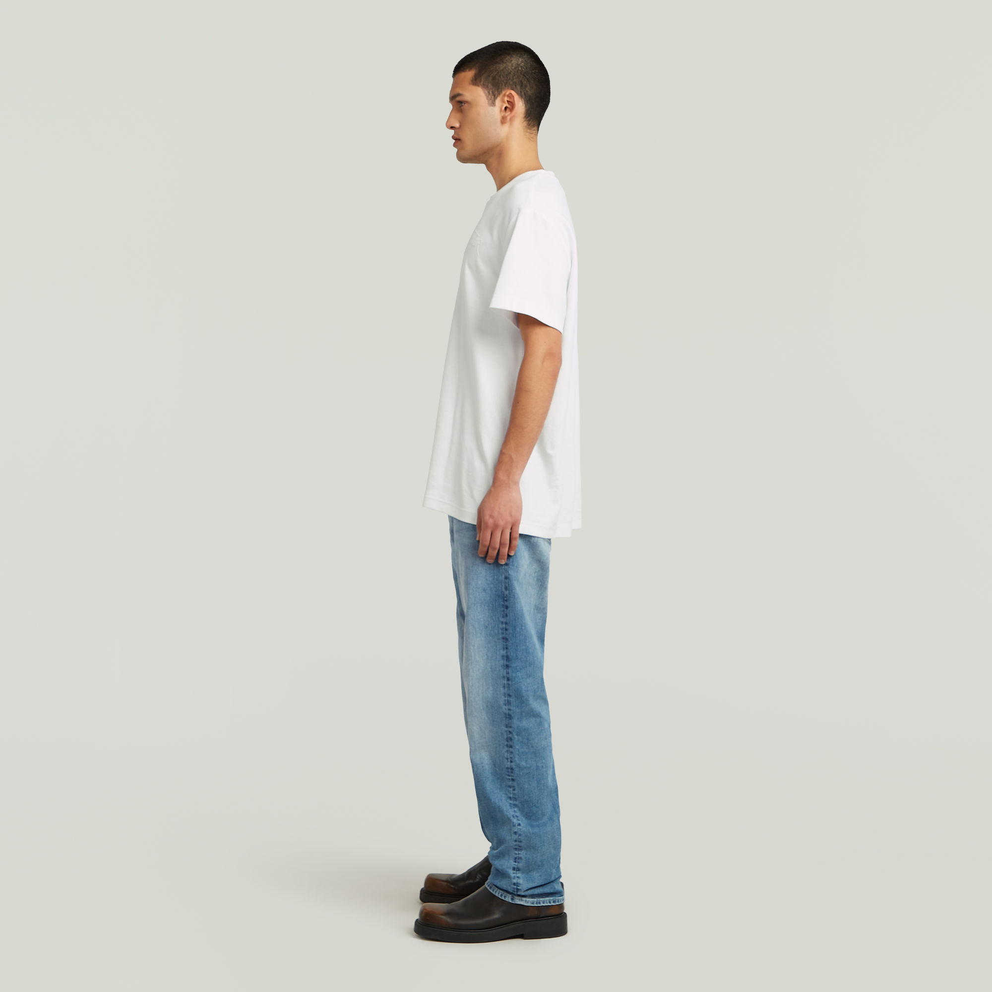 G-Star RAW Type 49 Relaxed Straight Jeans Midden blauw Heren