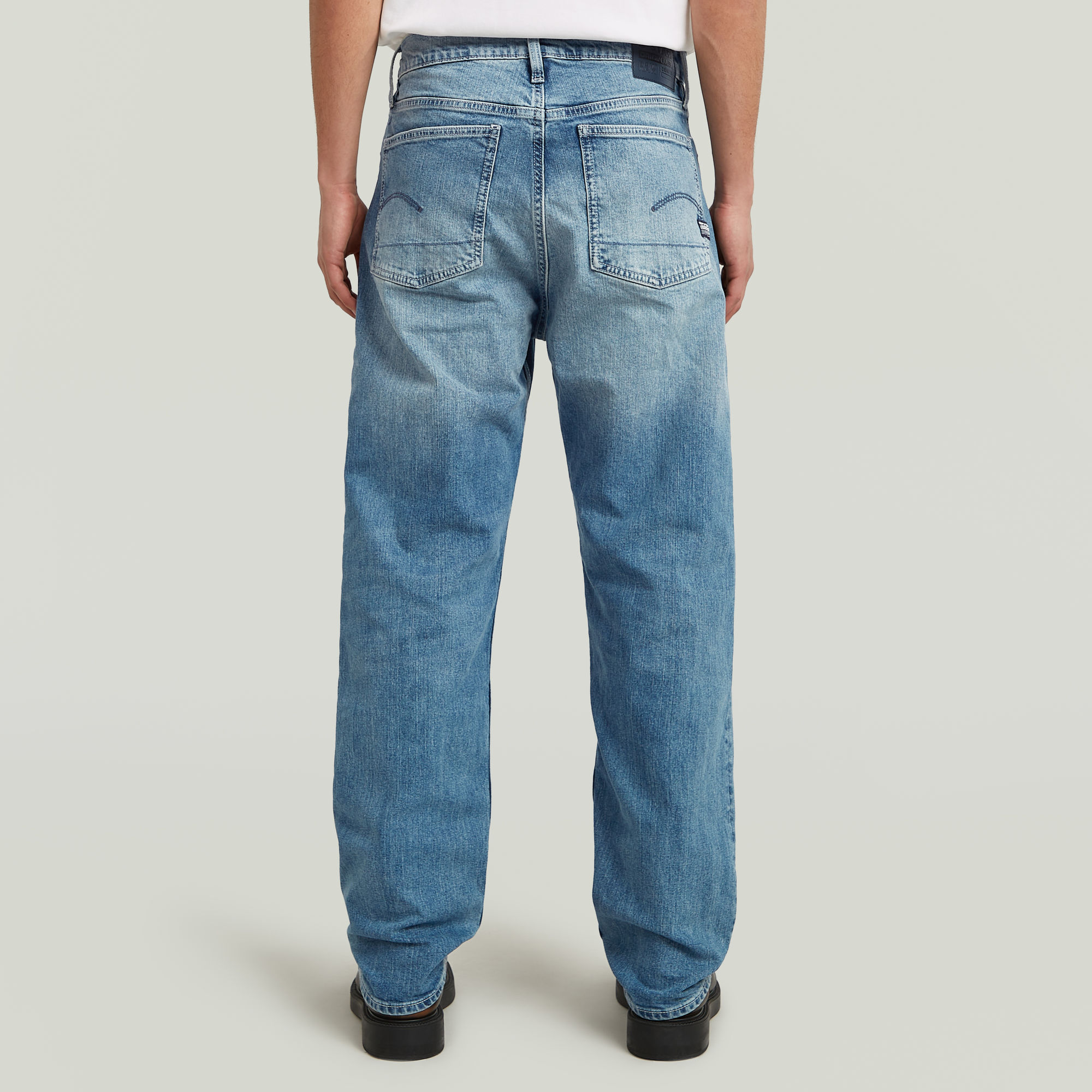 G-Star RAW Type 49 Relaxed Straight Jeans Midden blauw Heren