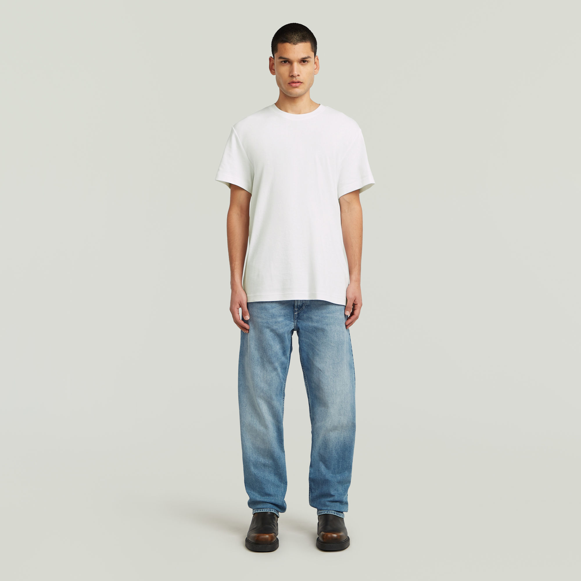 G-Star RAW Type 49 Relaxed Straight Jeans Midden blauw Heren