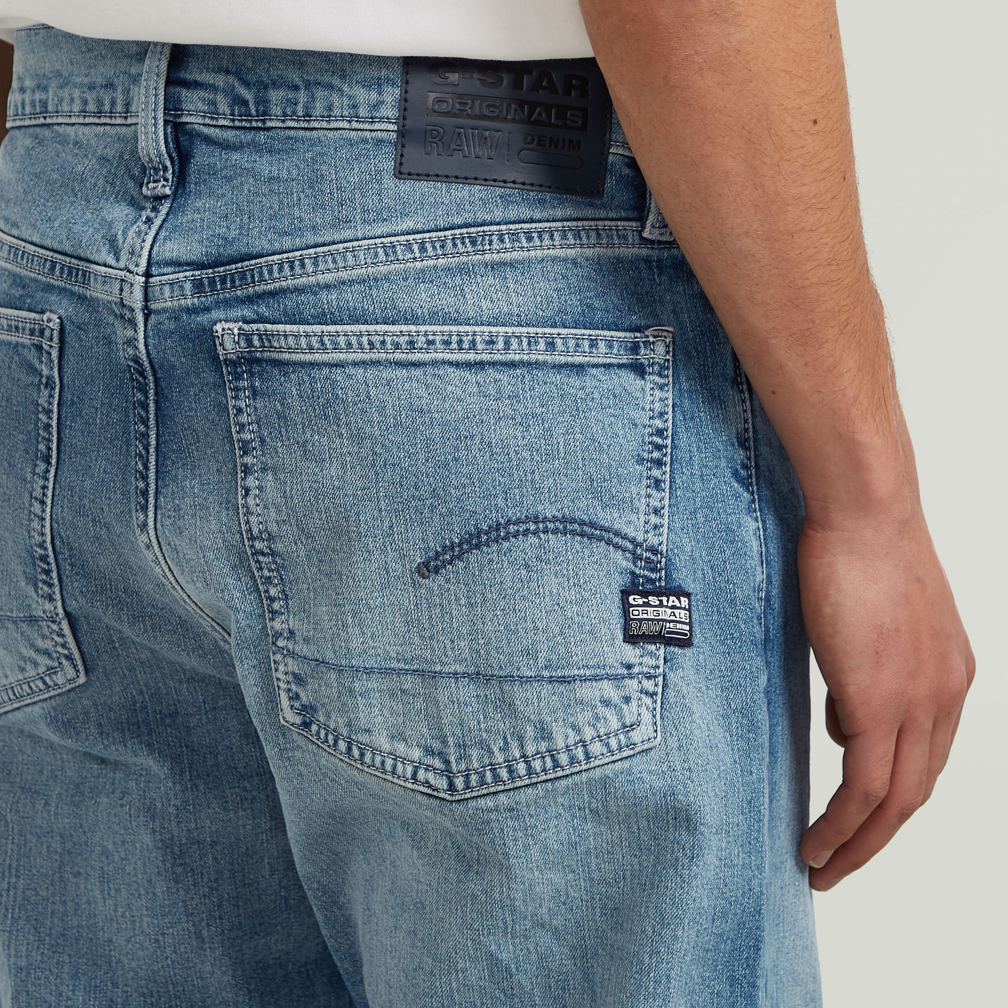 G-Star RAW Type 49 Relaxed Straight Jeans Midden blauw Heren