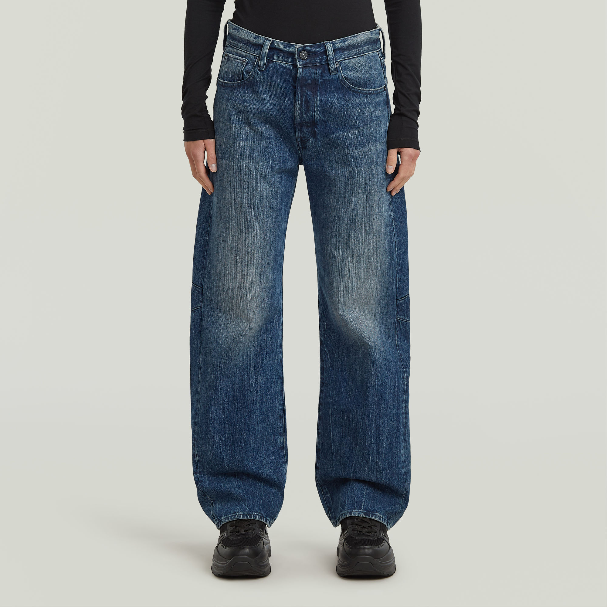 Bowey Boyfriend Jeans - Dunkelblau - Damen