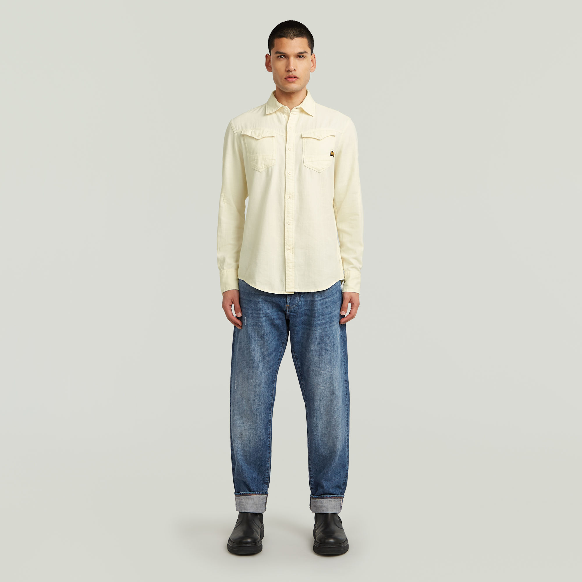 G-Star RAW Arc 3D Slim Shirt Wit Heren