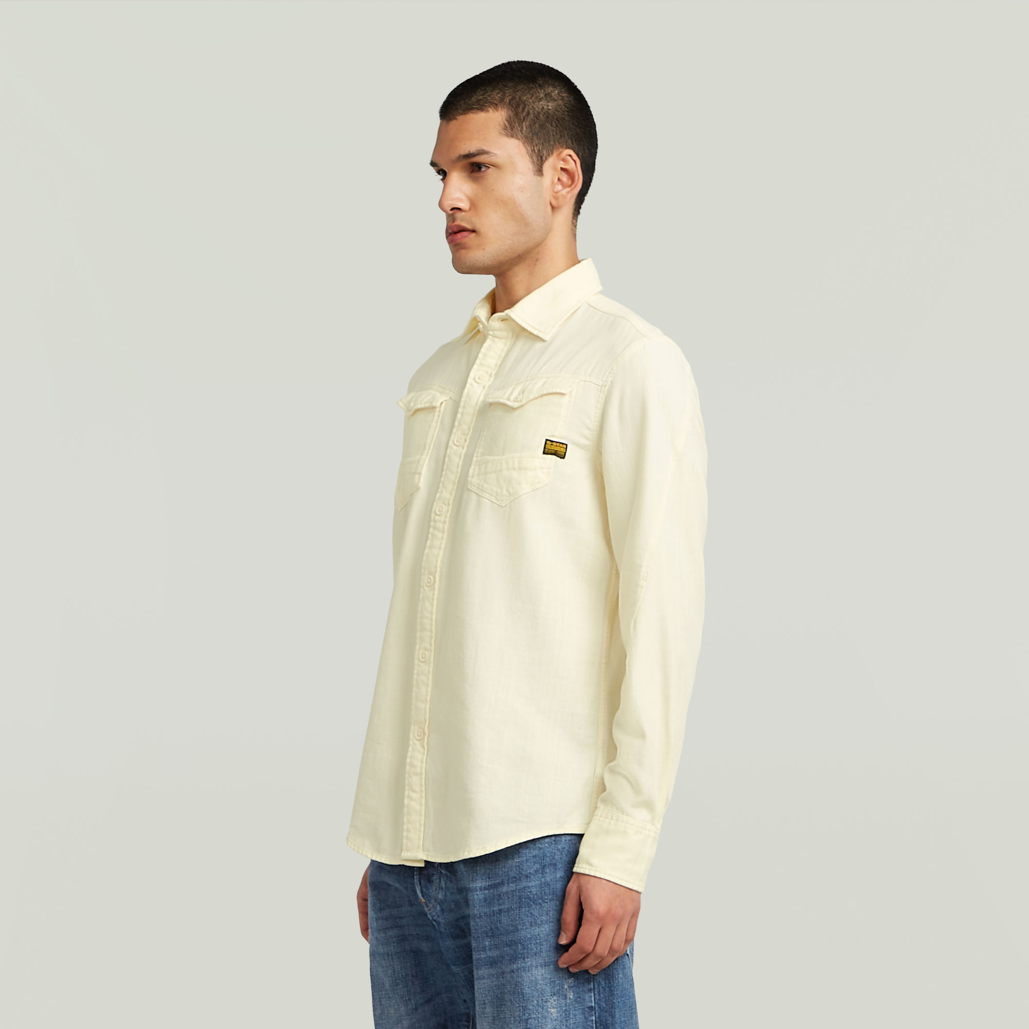 G-Star RAW Arc 3D Slim Shirt Wit Heren